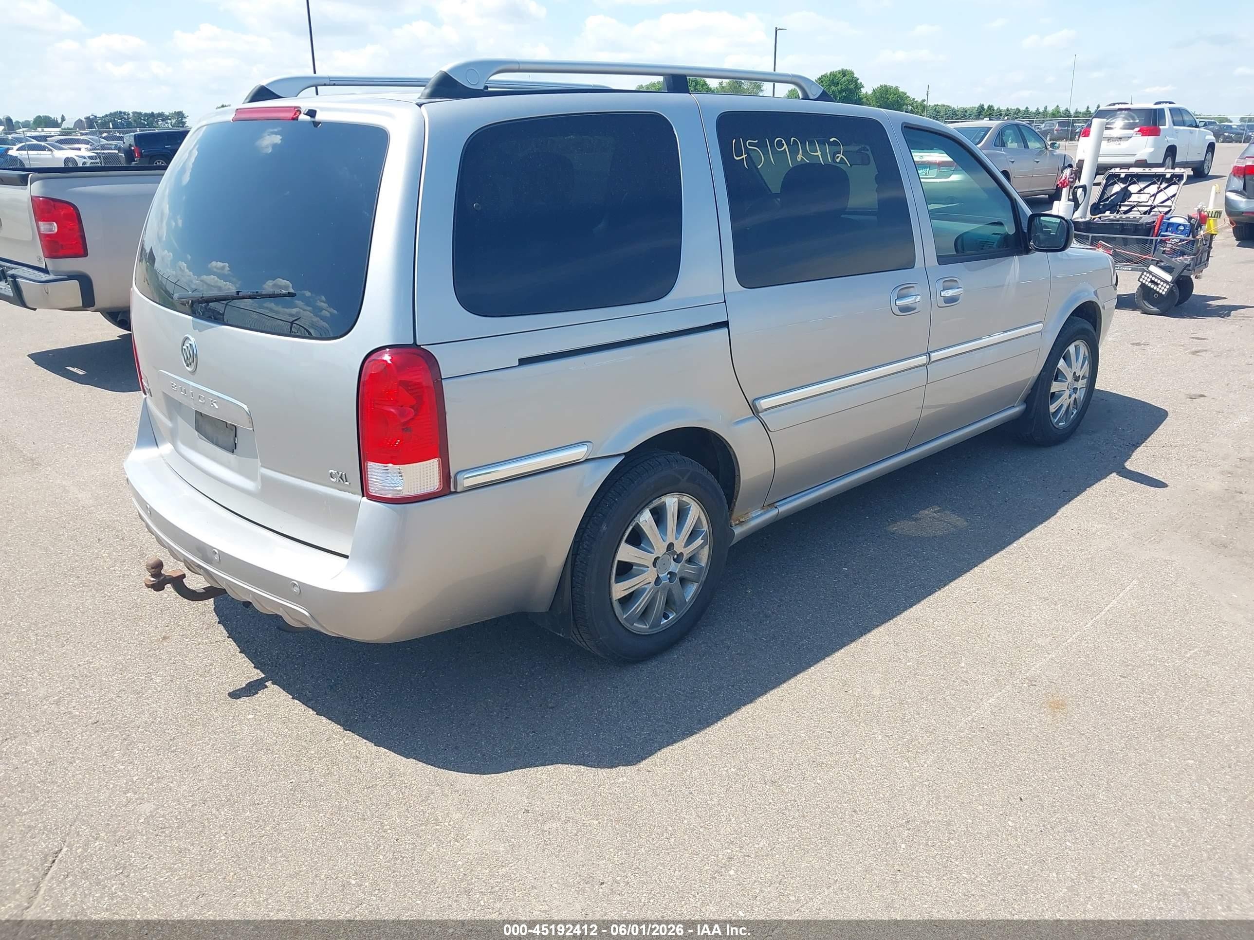 2005 Buick Terraza Cxl Silver vin: 5GADV33L65D242769