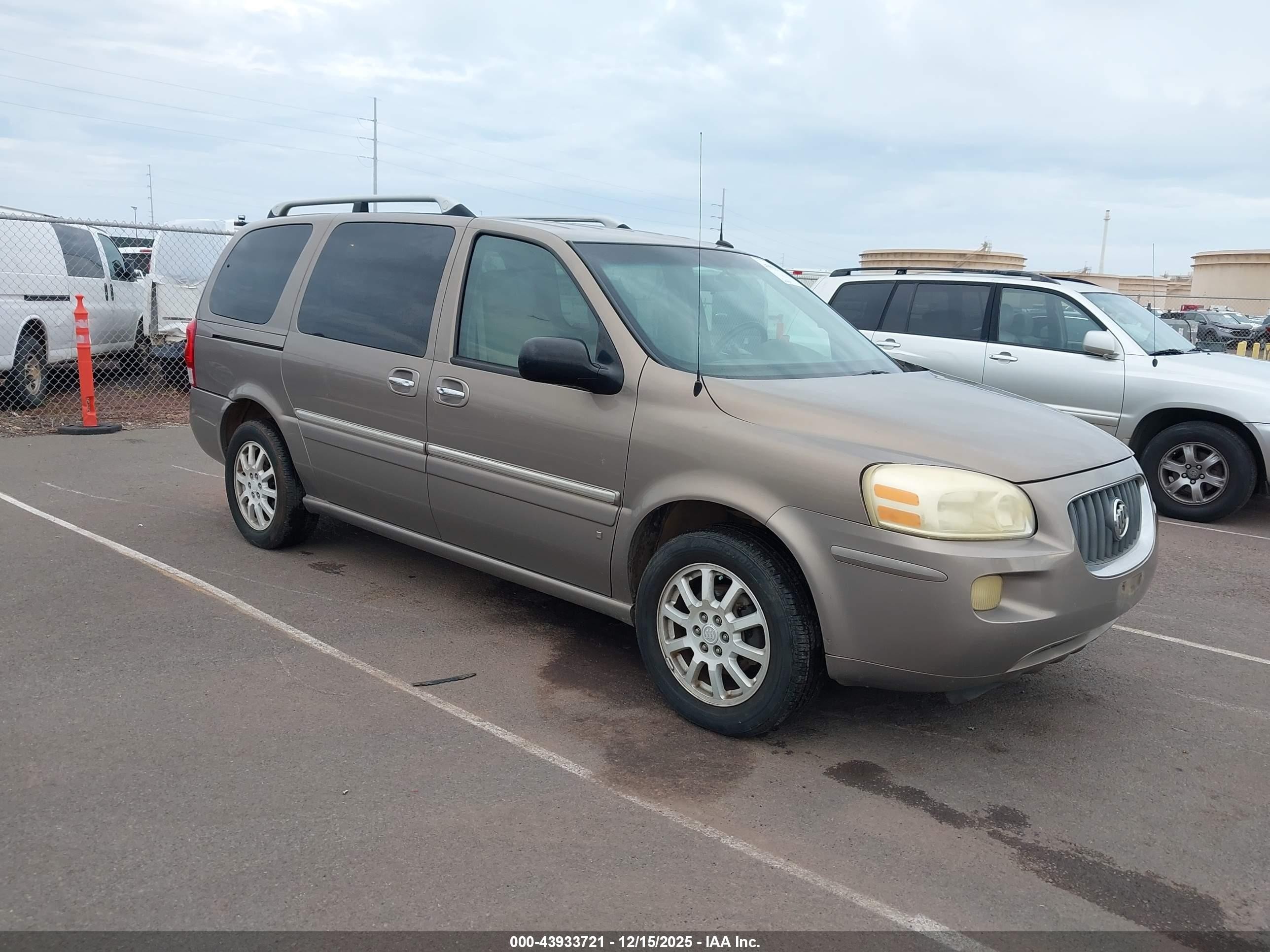 2006 Buick Terraza Cxl Brown vin: 5GADV33L66D131639