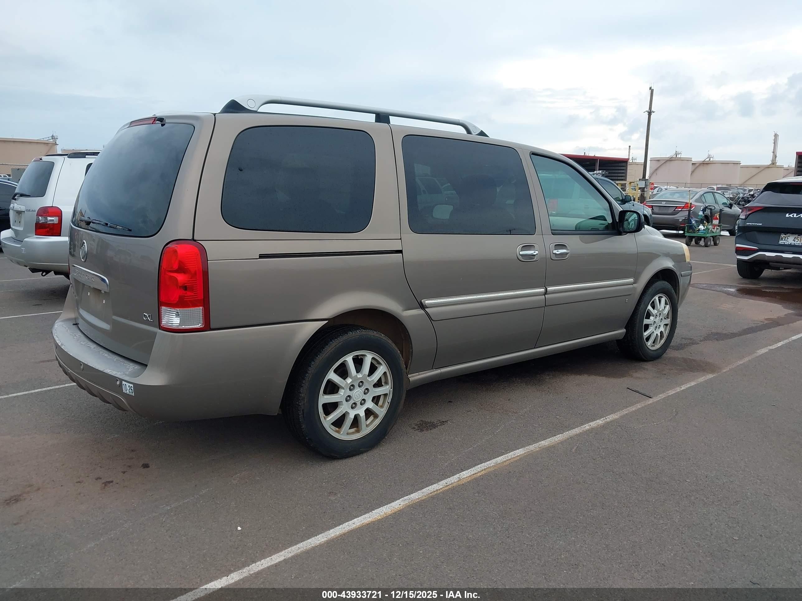2006 Buick Terraza Cxl Brown vin: 5GADV33L66D131639