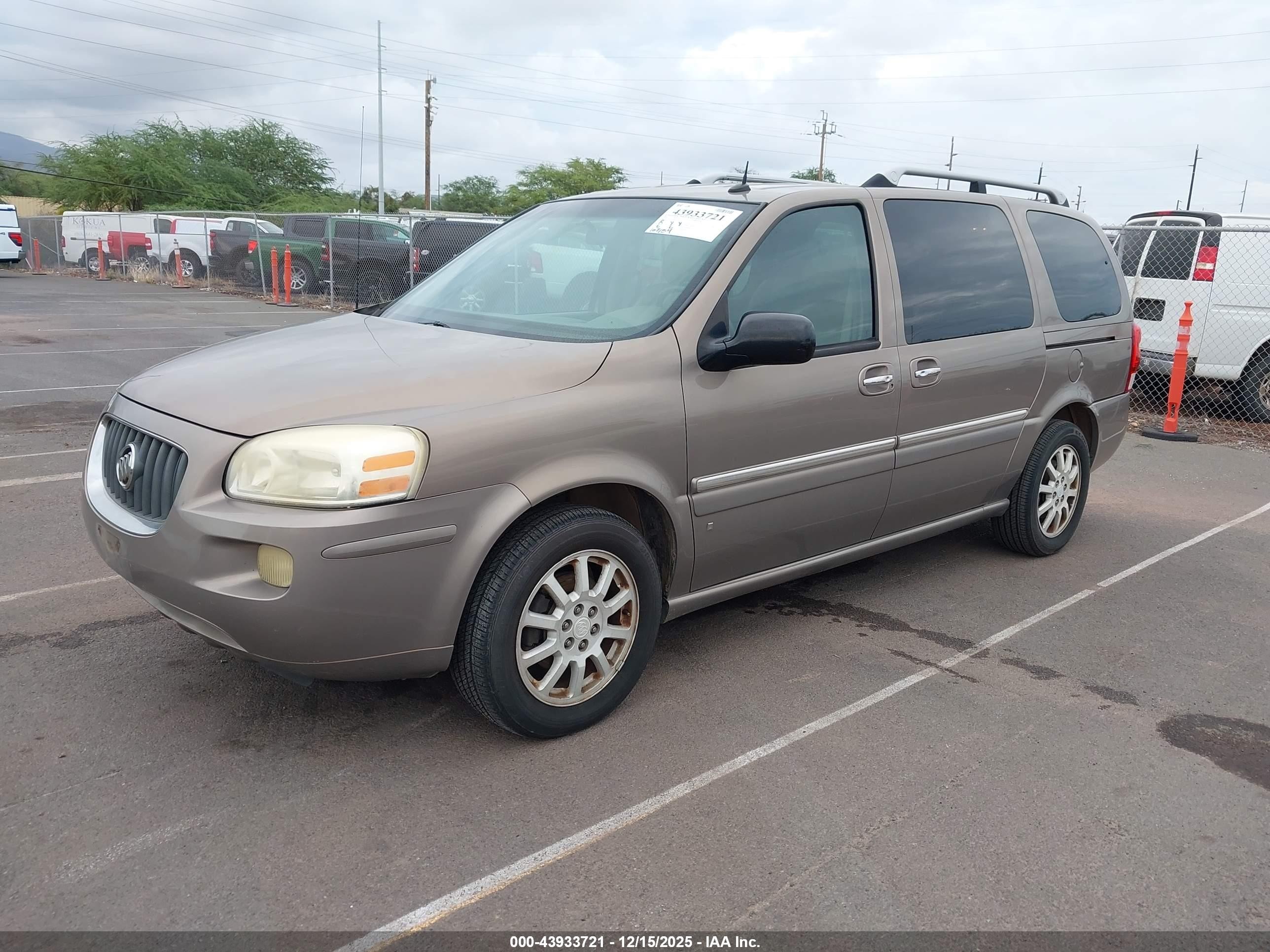 2006 Buick Terraza Cxl Brown vin: 5GADV33L66D131639