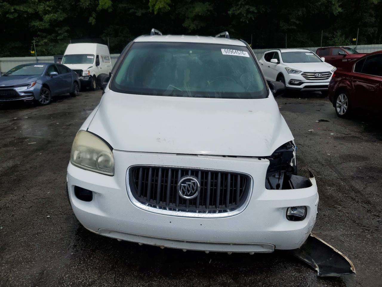 2006 Buick Terraza Cxl White vin: 5GADV33L86D212321