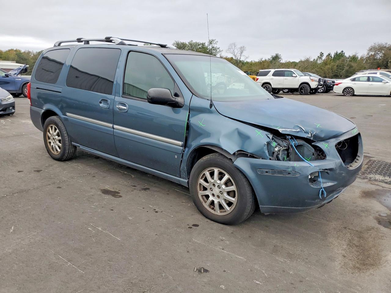 2006 Buick Terraza Cxl Blue vin: 5GADV33L96D243982