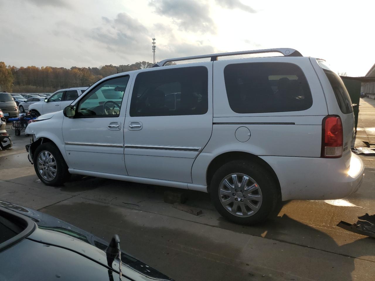 2006 Buick Terraza Cxl White vin: 5GADV33LX6D202065