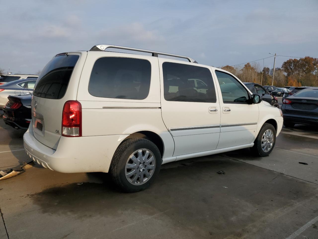2006 Buick Terraza Cxl White vin: 5GADV33LX6D202065
