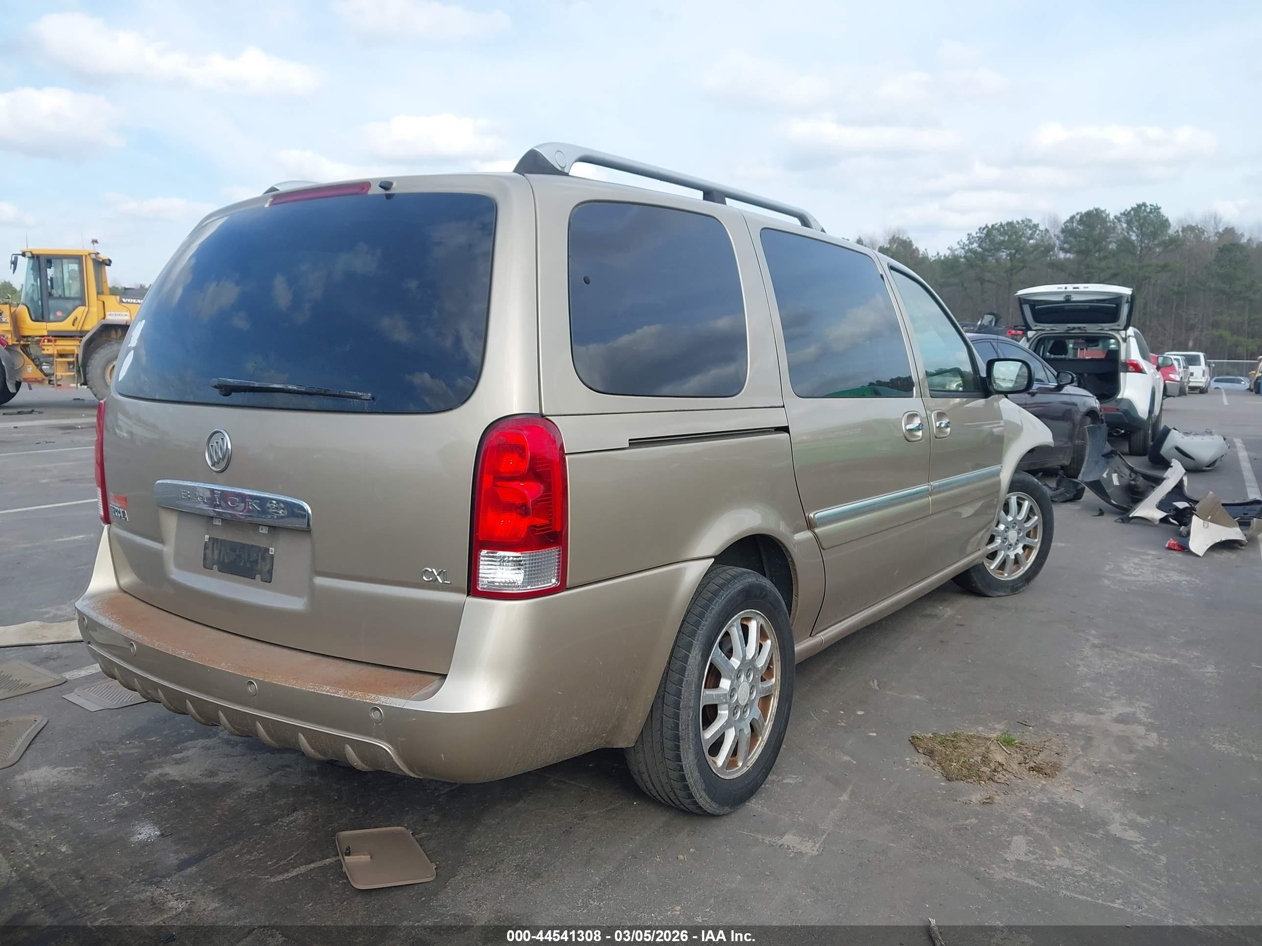 2006 Buick Terraza Cxl Champagne vin: 5GADV33LX6D216404