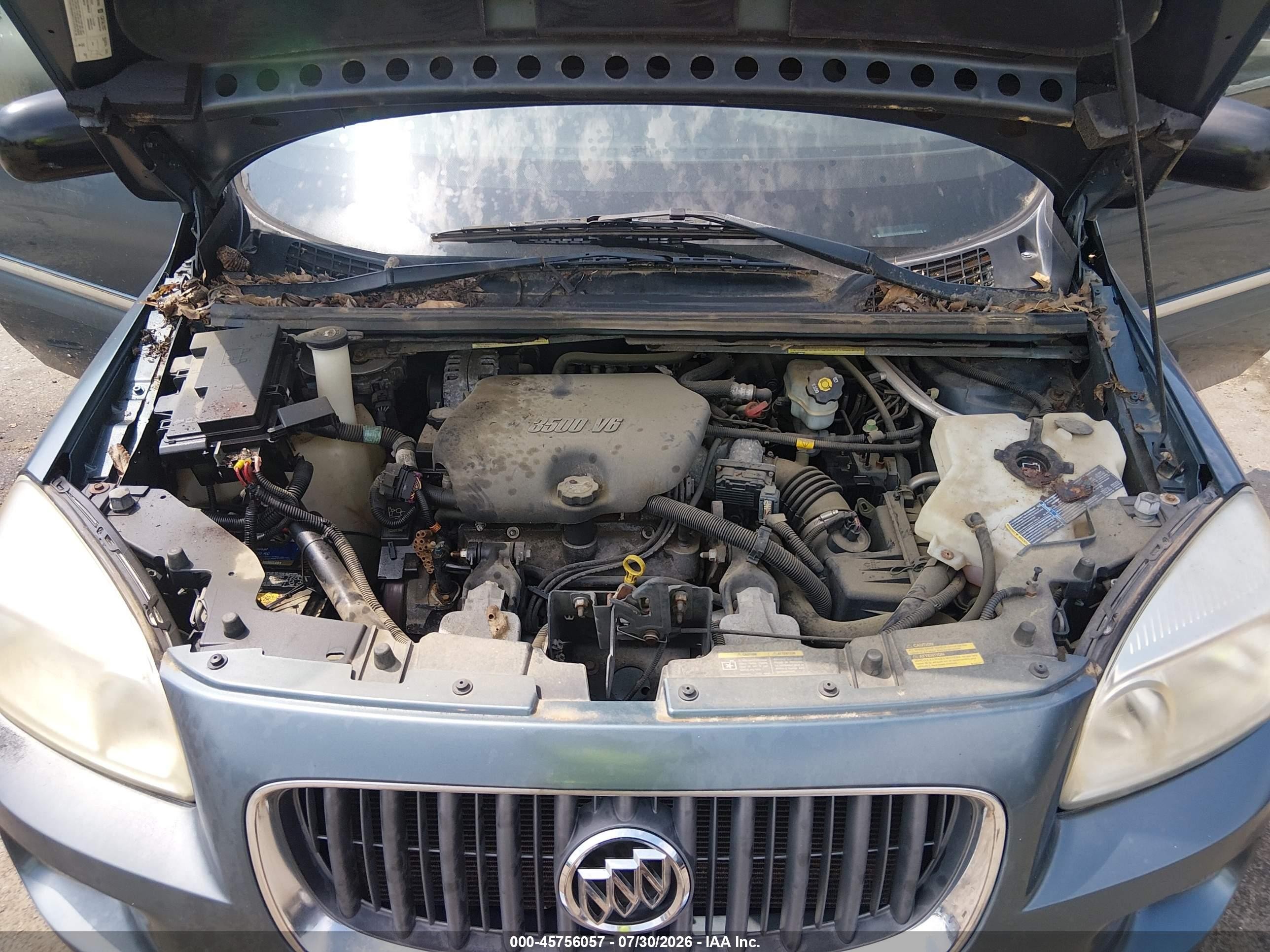 2006 Buick Terraza Cxl Синий vin: 5GADX33L56D145610