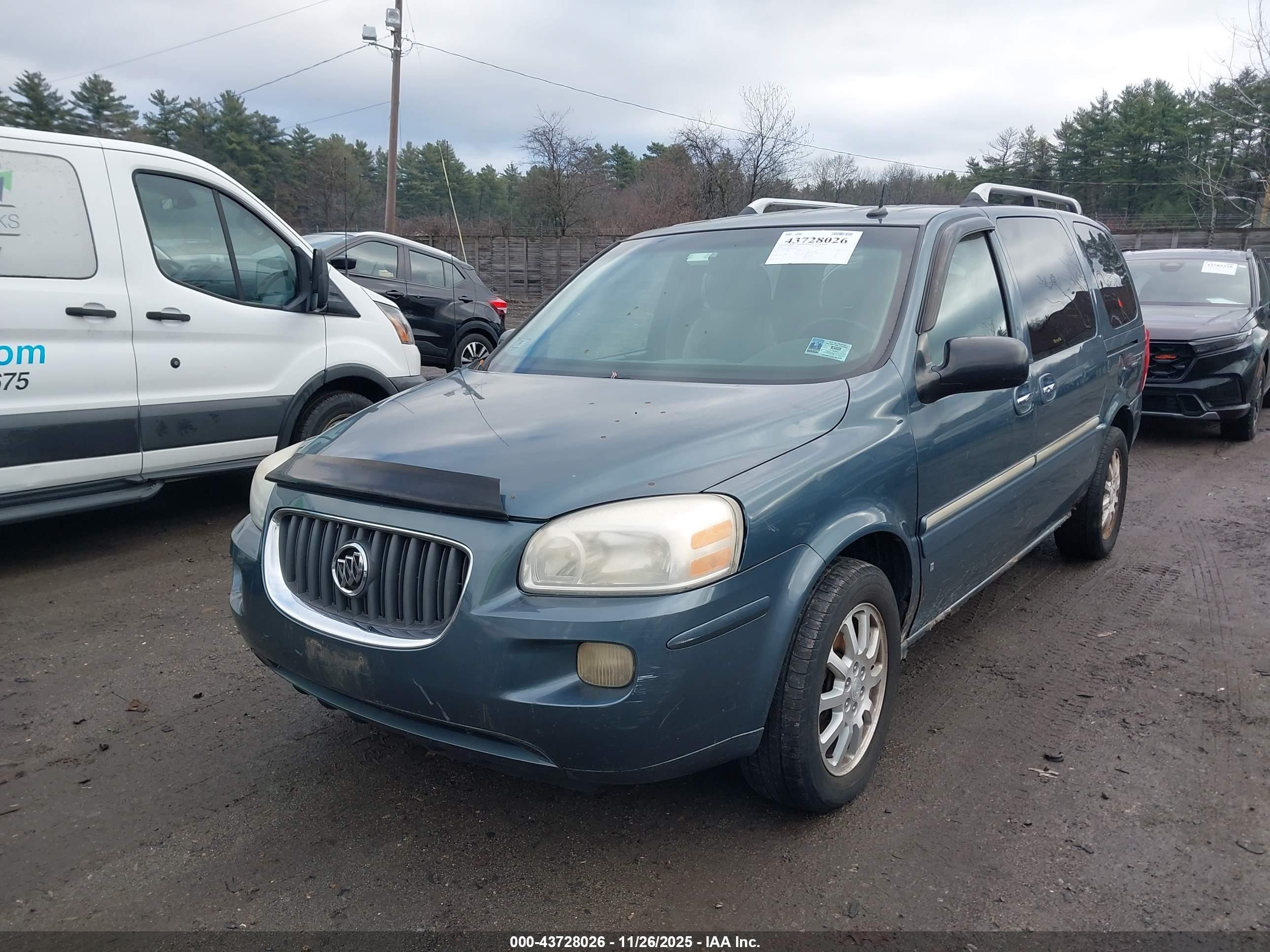 2006 Buick Terraza Cxl Navy vin: 5GADX33L76D150937