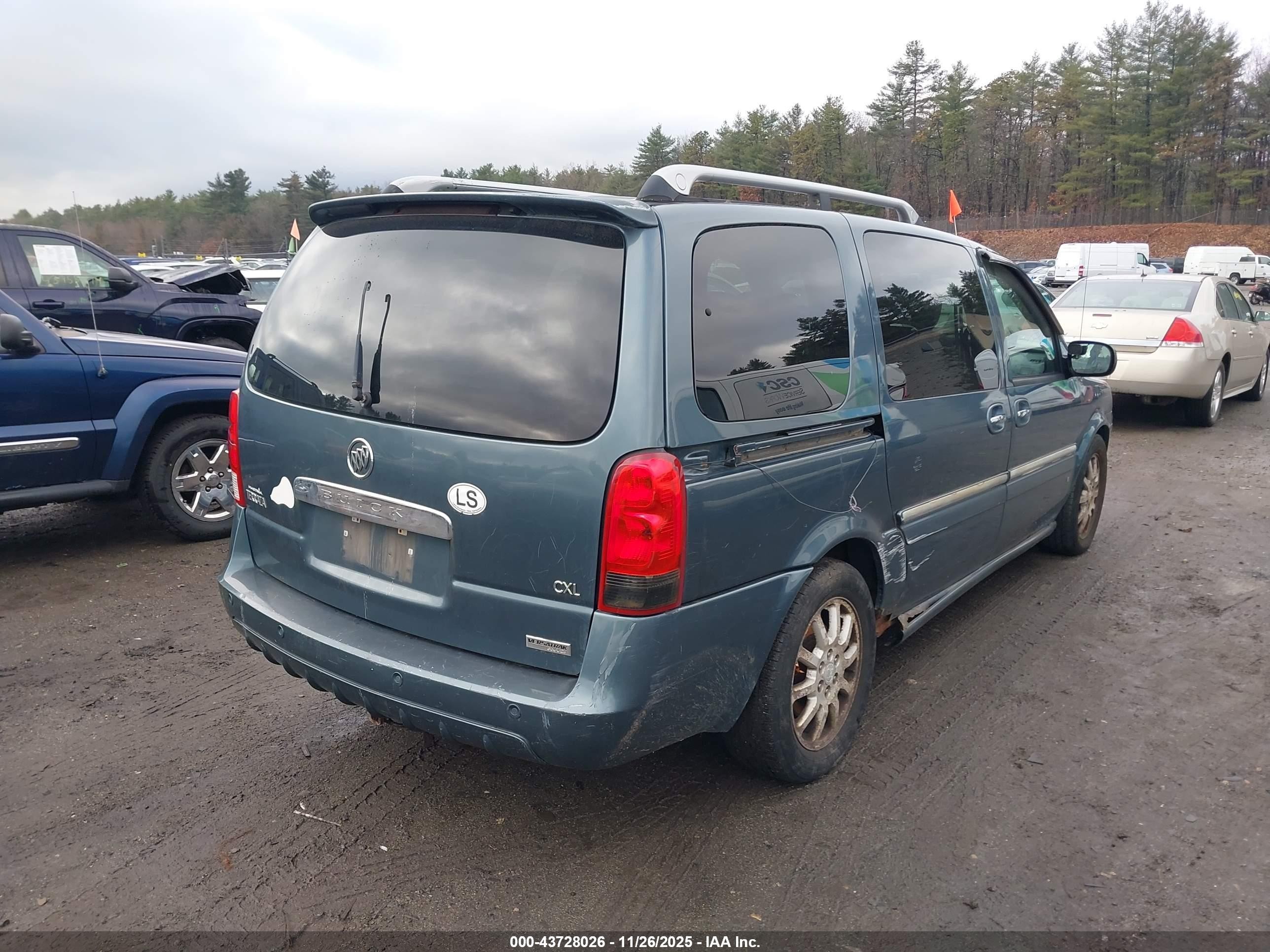 2006 Buick Terraza Cxl Navy vin: 5GADX33L76D150937