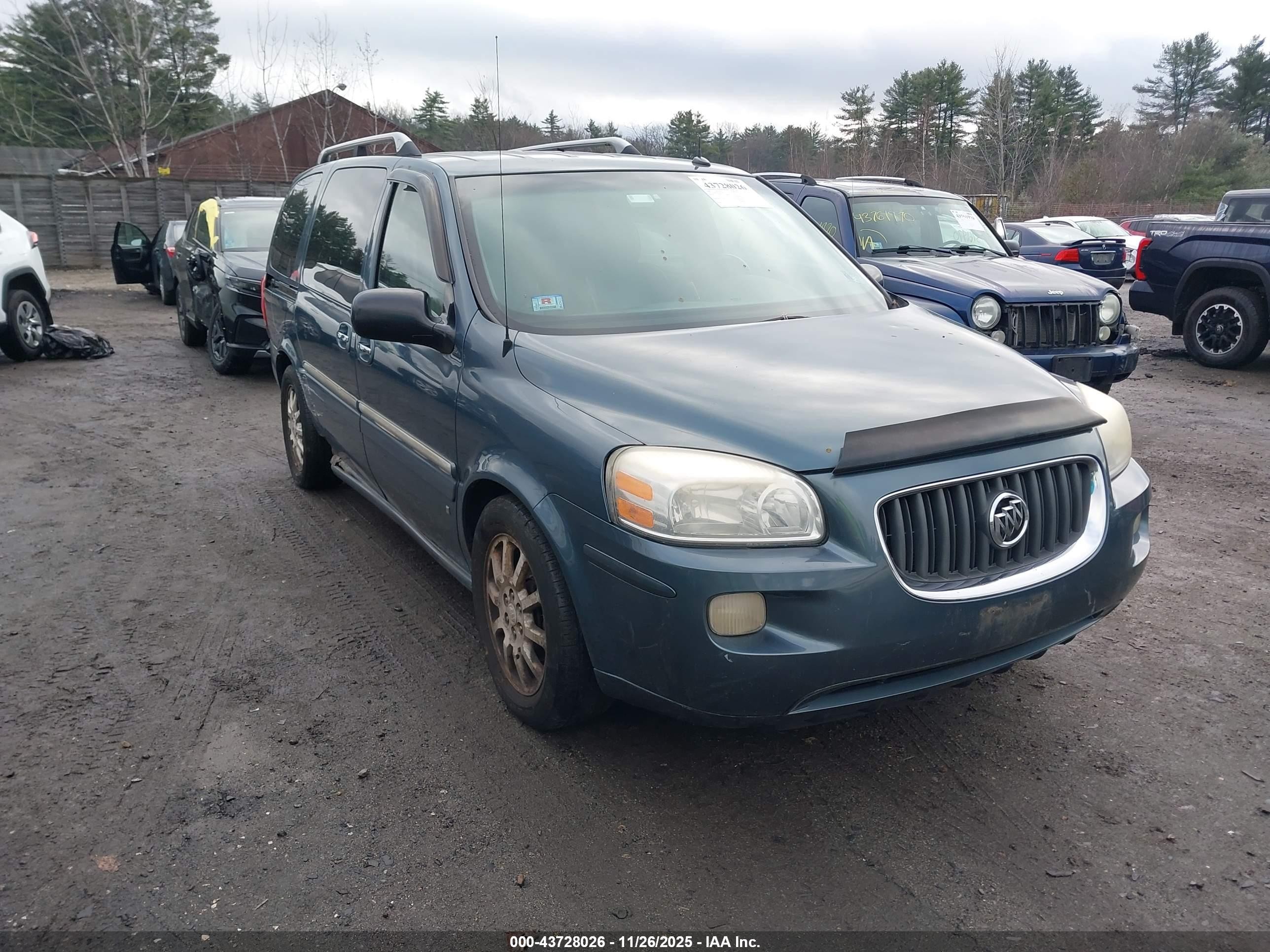 2006 Buick Terraza Cxl Navy vin: 5GADX33L76D150937