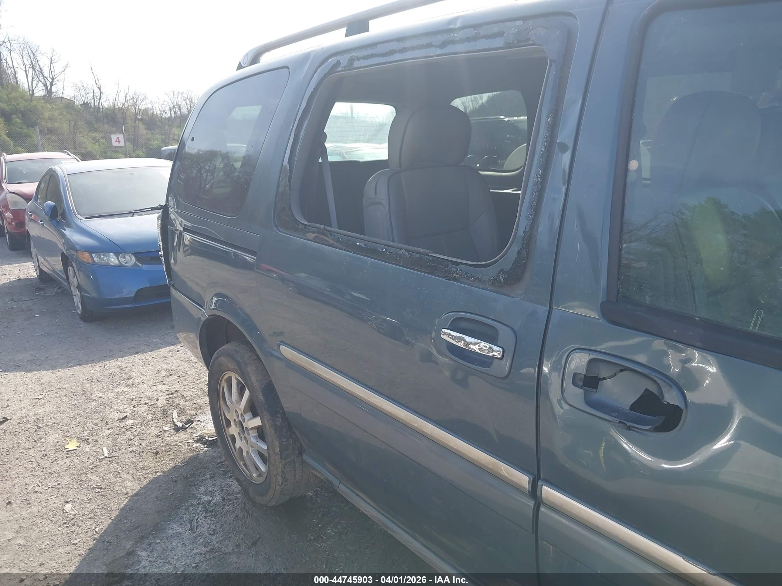 2006 Buick Terraza Cxl Light Blue vin: 5GADX33L76D241822