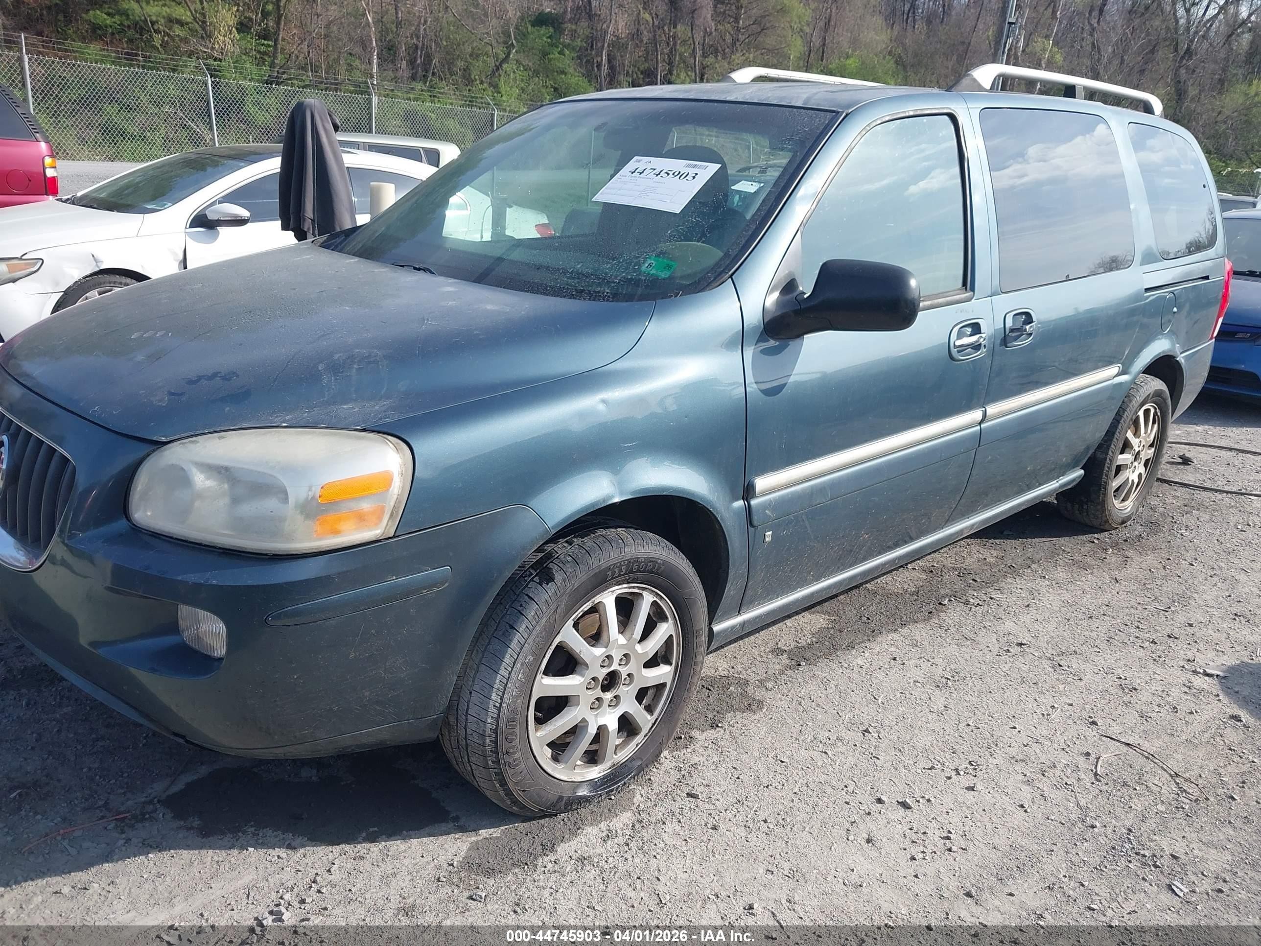2006 Buick Terraza Cxl Light Blue vin: 5GADX33L76D241822
