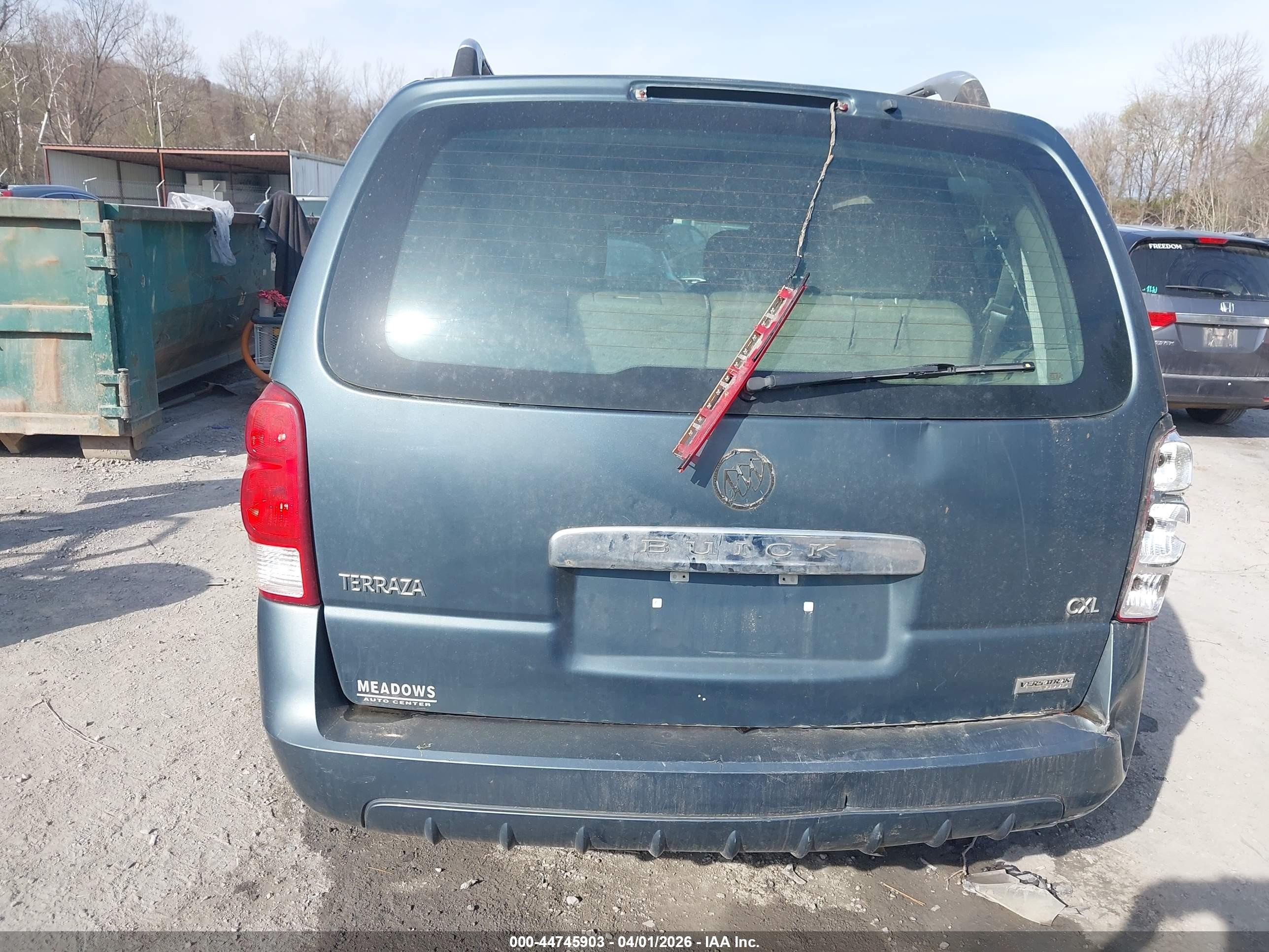 2006 Buick Terraza Cxl Light Blue vin: 5GADX33L76D241822