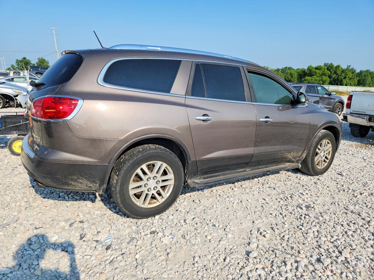 2008 Buick Enclave Cx Gray vin: 5GAER13758J277969