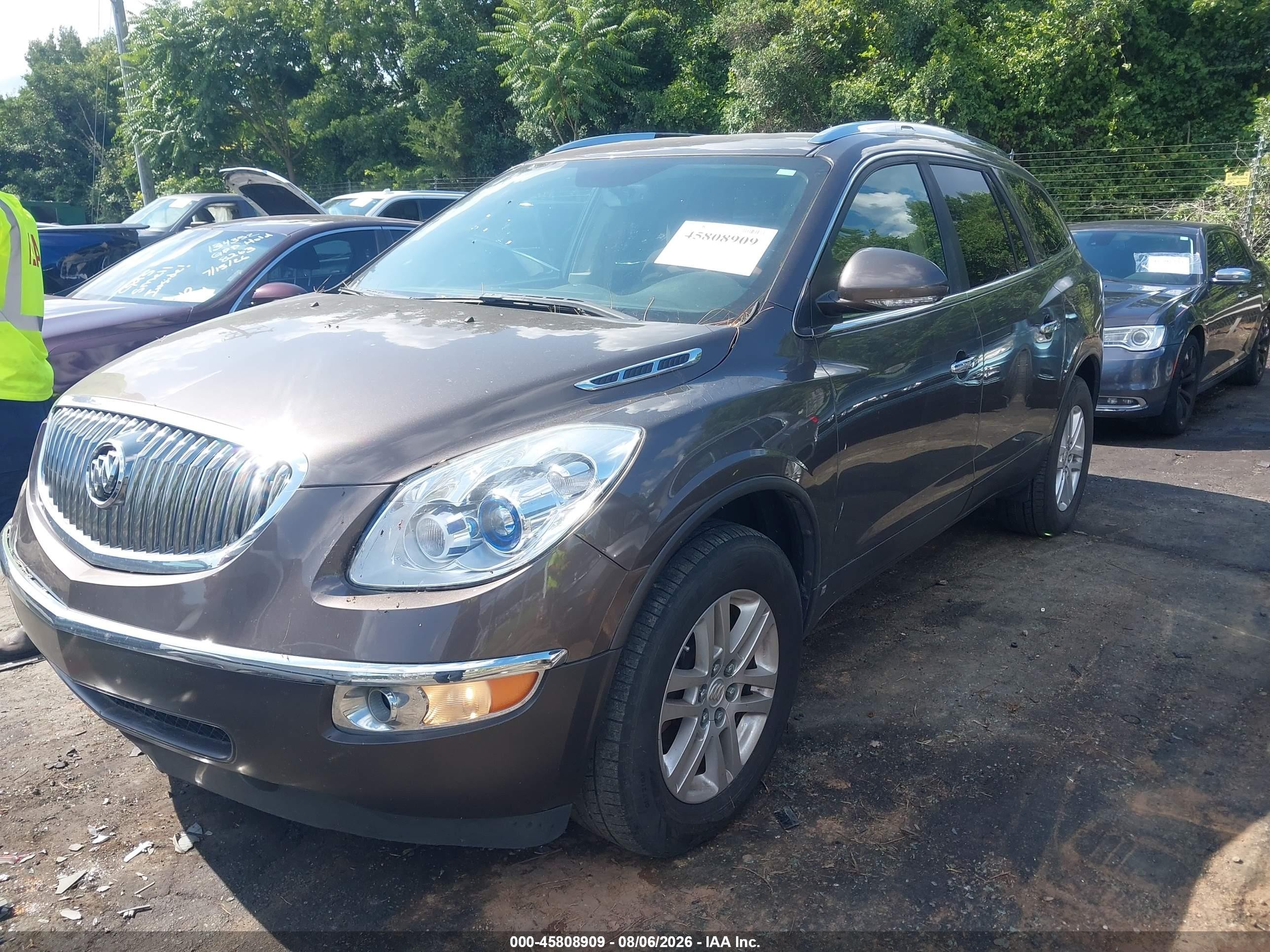 2008 Buick Enclave Cx Gray vin: 5GAER13798J232646