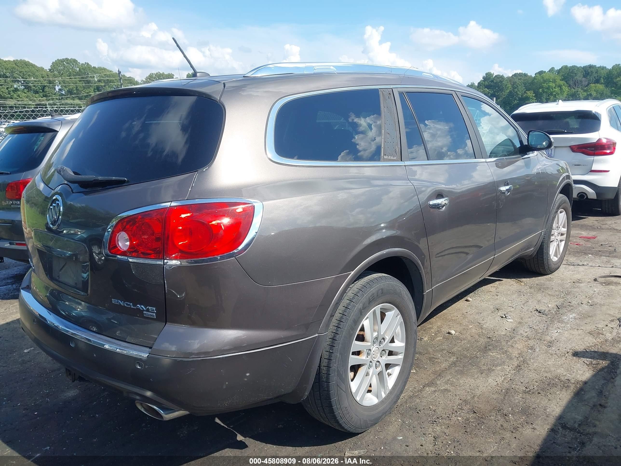 2008 Buick Enclave Cx Gray vin: 5GAER13798J232646