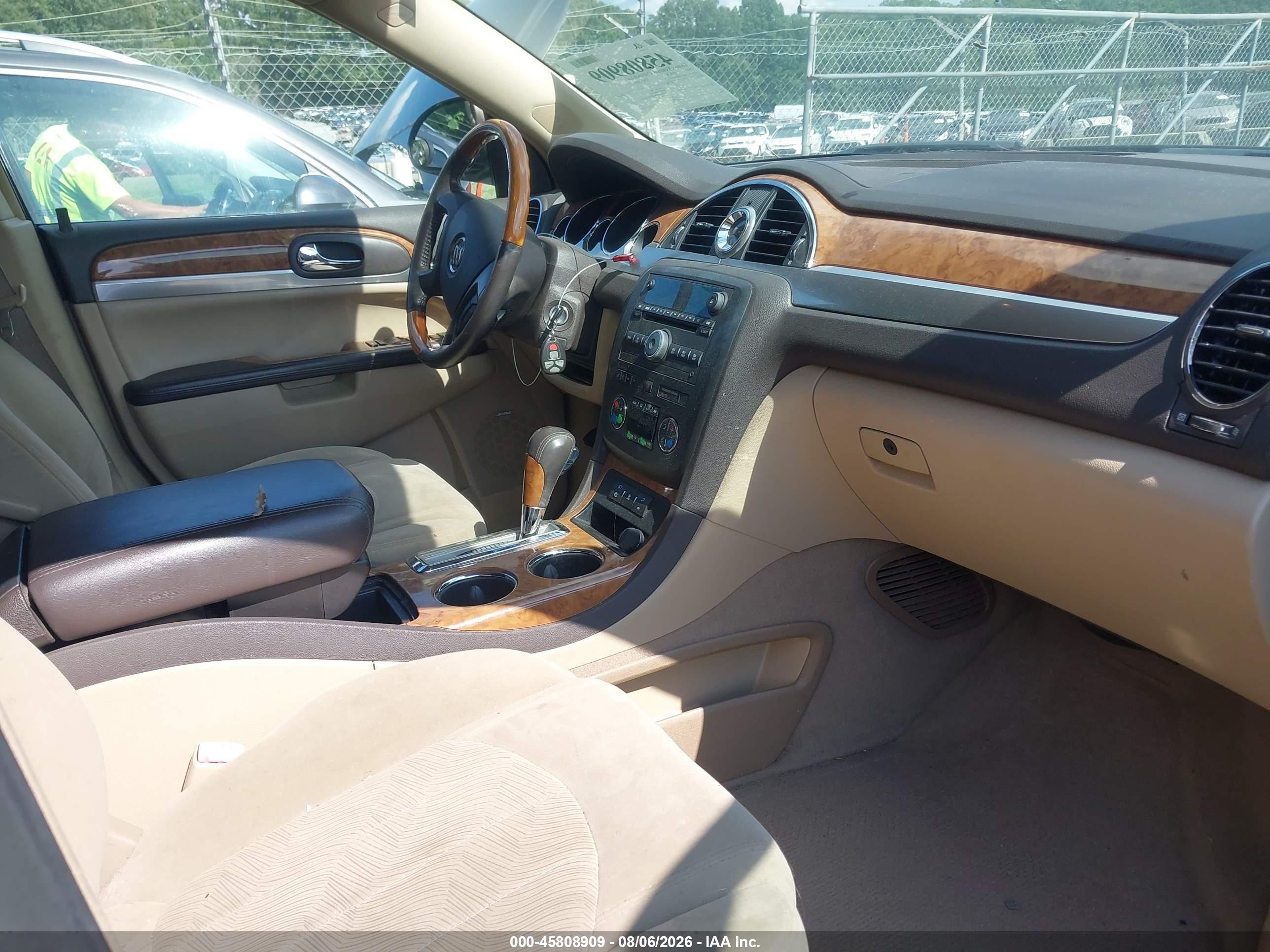 2008 Buick Enclave Cx Gray vin: 5GAER13798J232646