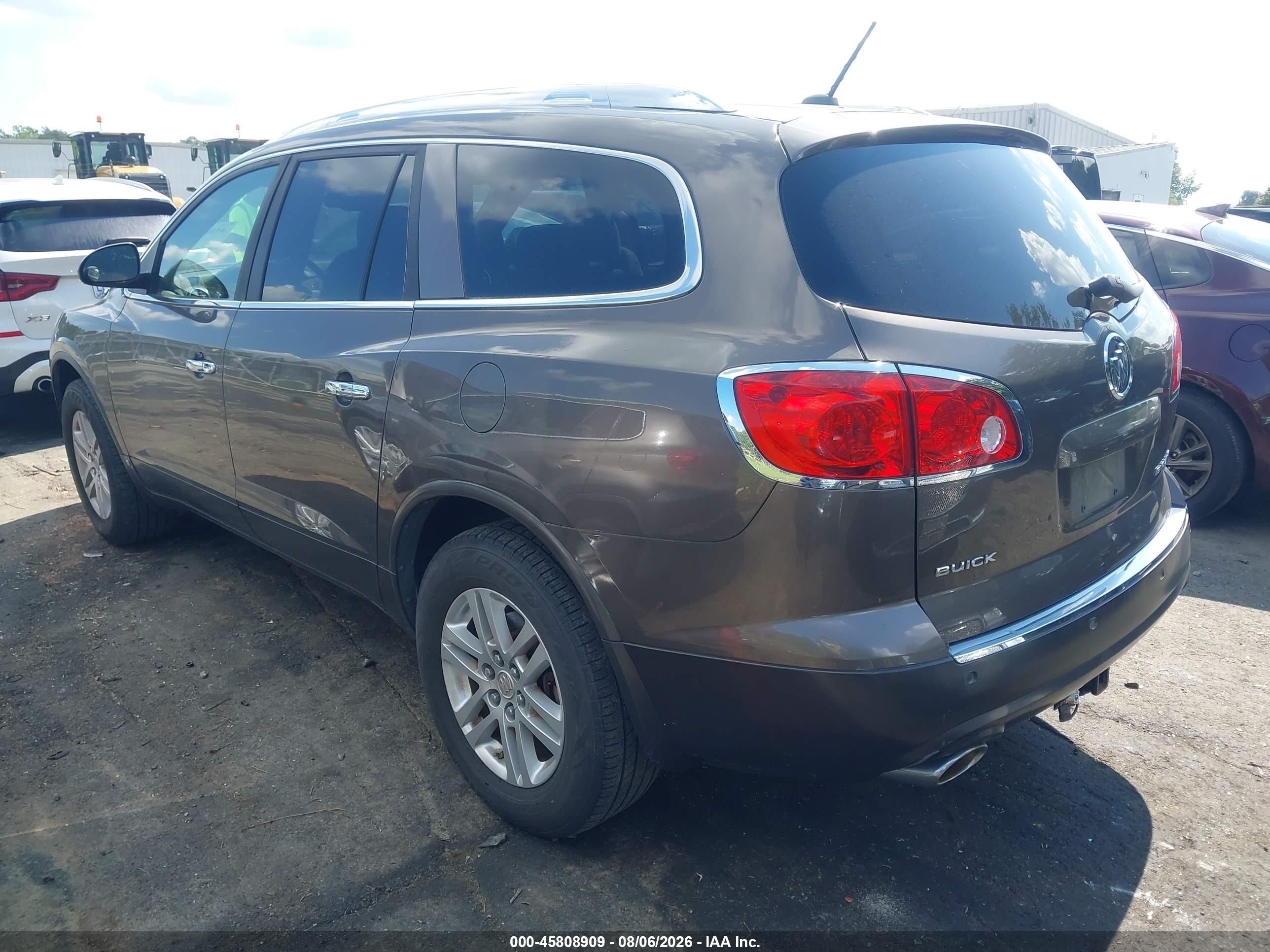 2008 Buick Enclave Cx Gray vin: 5GAER13798J232646