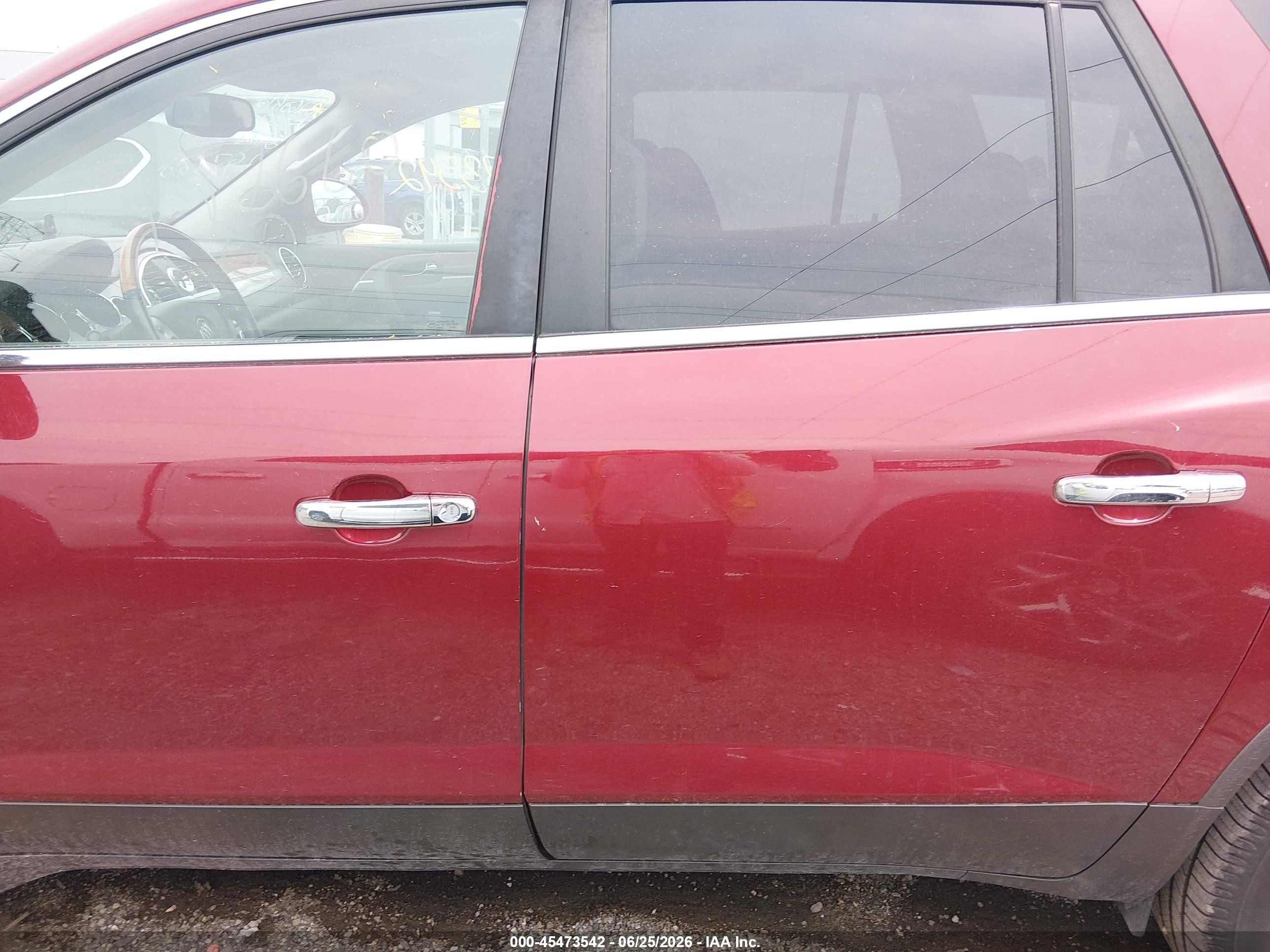 2009 Buick Enclave Cx Red vin: 5GAER13D39J197660