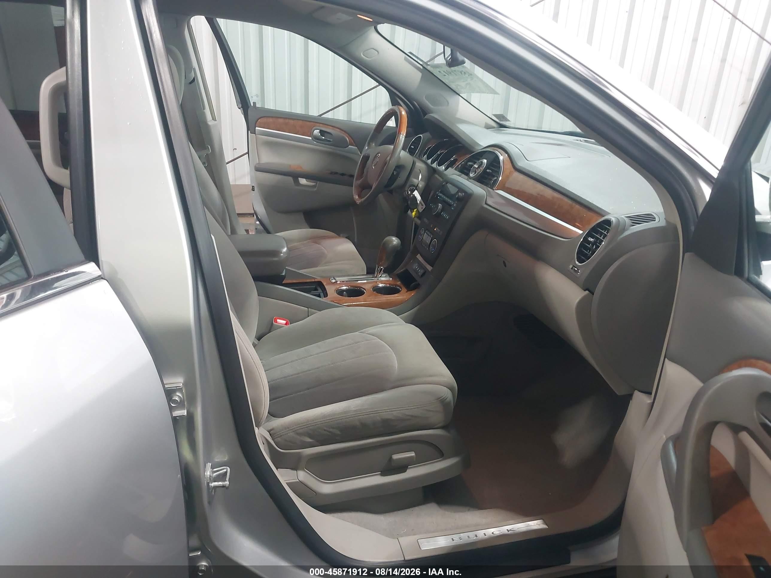 2009 Buick Enclave Cx Gray vin: 5GAER13D49J168166