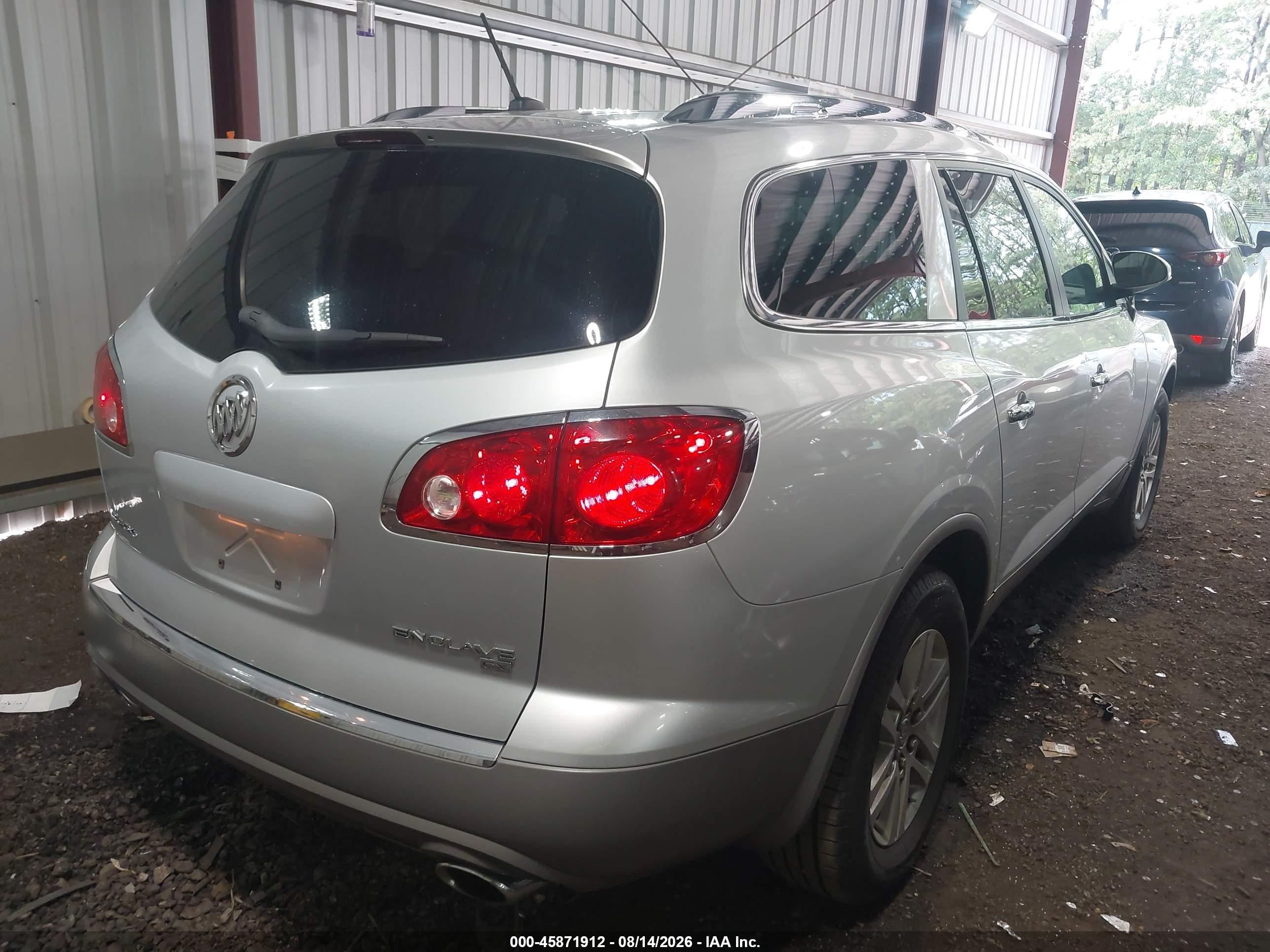 2009 Buick Enclave Cx Gray vin: 5GAER13D49J168166