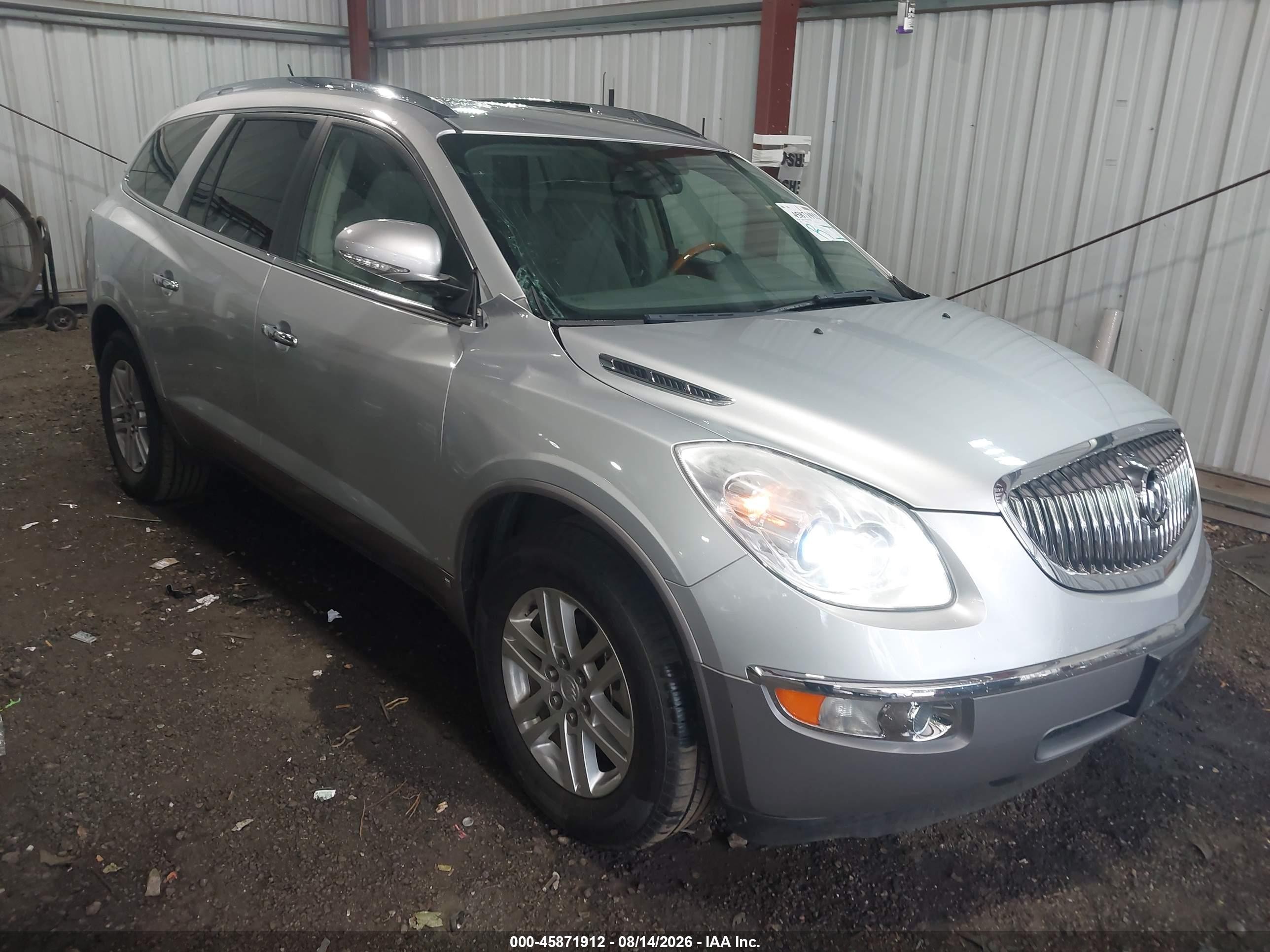 2009 Buick Enclave Cx Gray vin: 5GAER13D49J168166