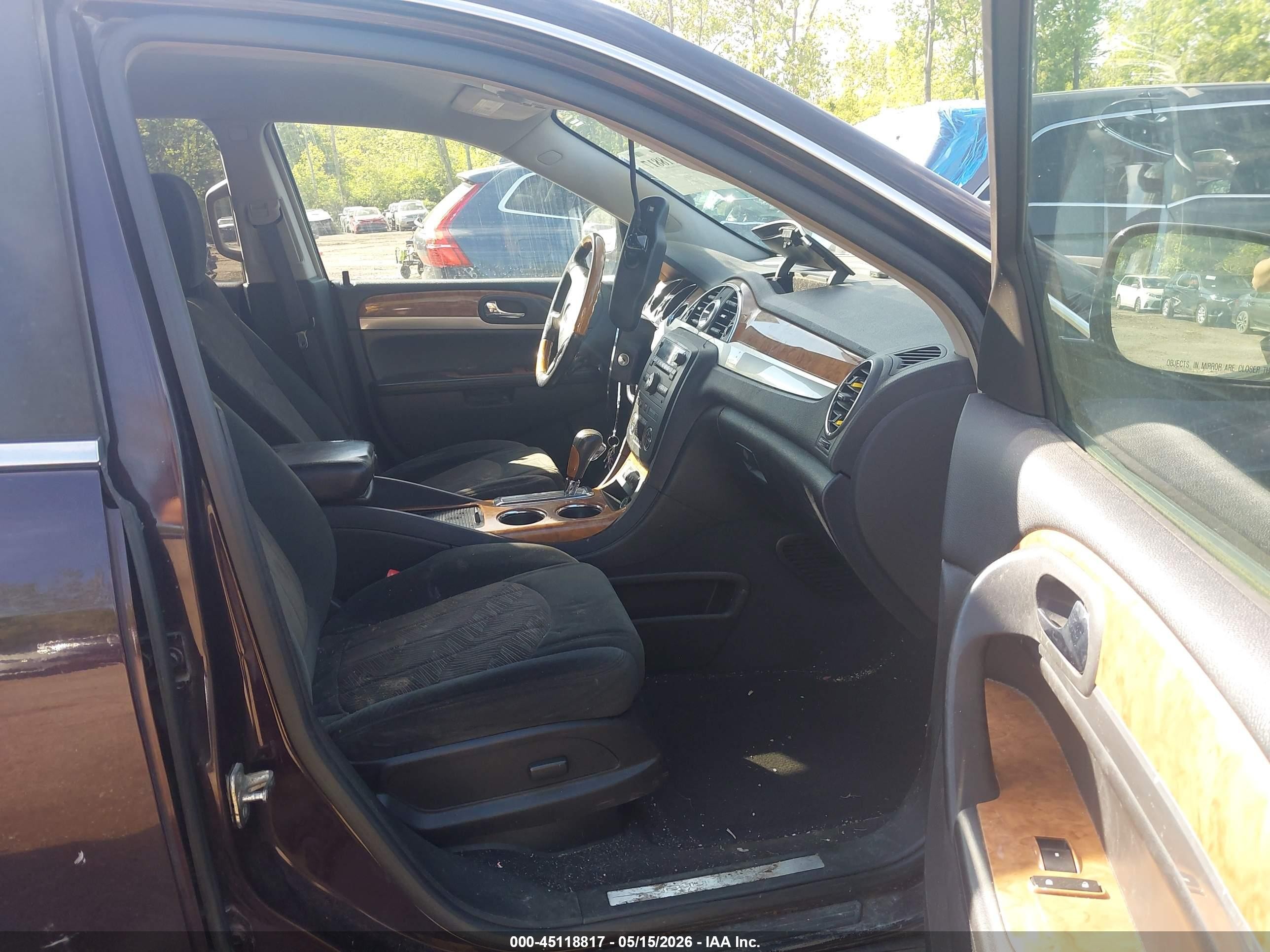 2009 Buick Enclave Cx Maroon vin: 5GAER13D49J213154