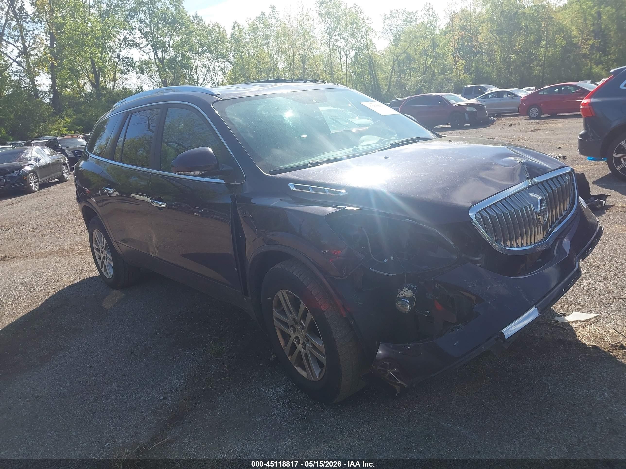 2009 Buick Enclave Cx Maroon vin: 5GAER13D49J213154