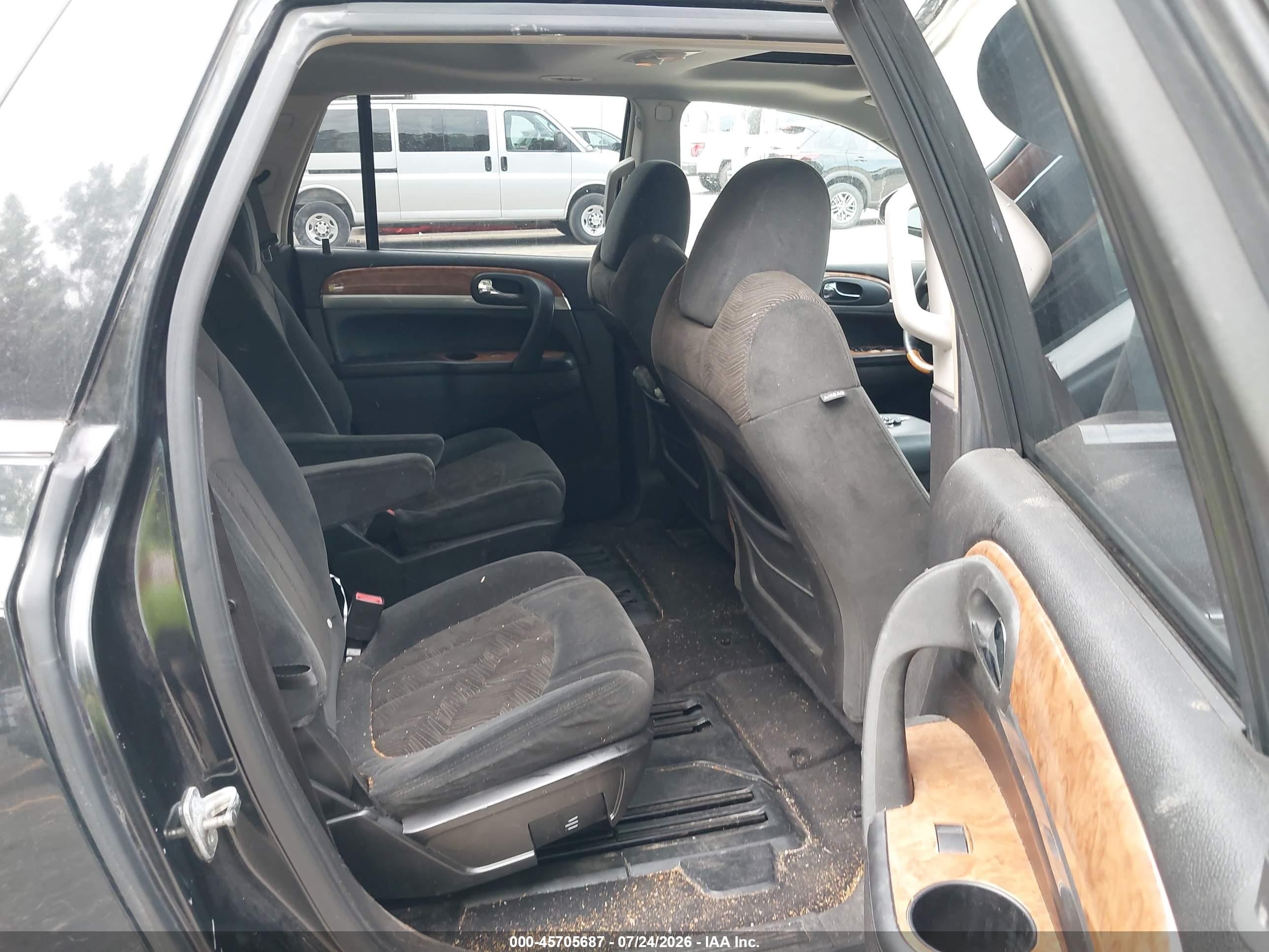 2009 Buick Enclave Cx Черный vin: 5GAER13D69J144032