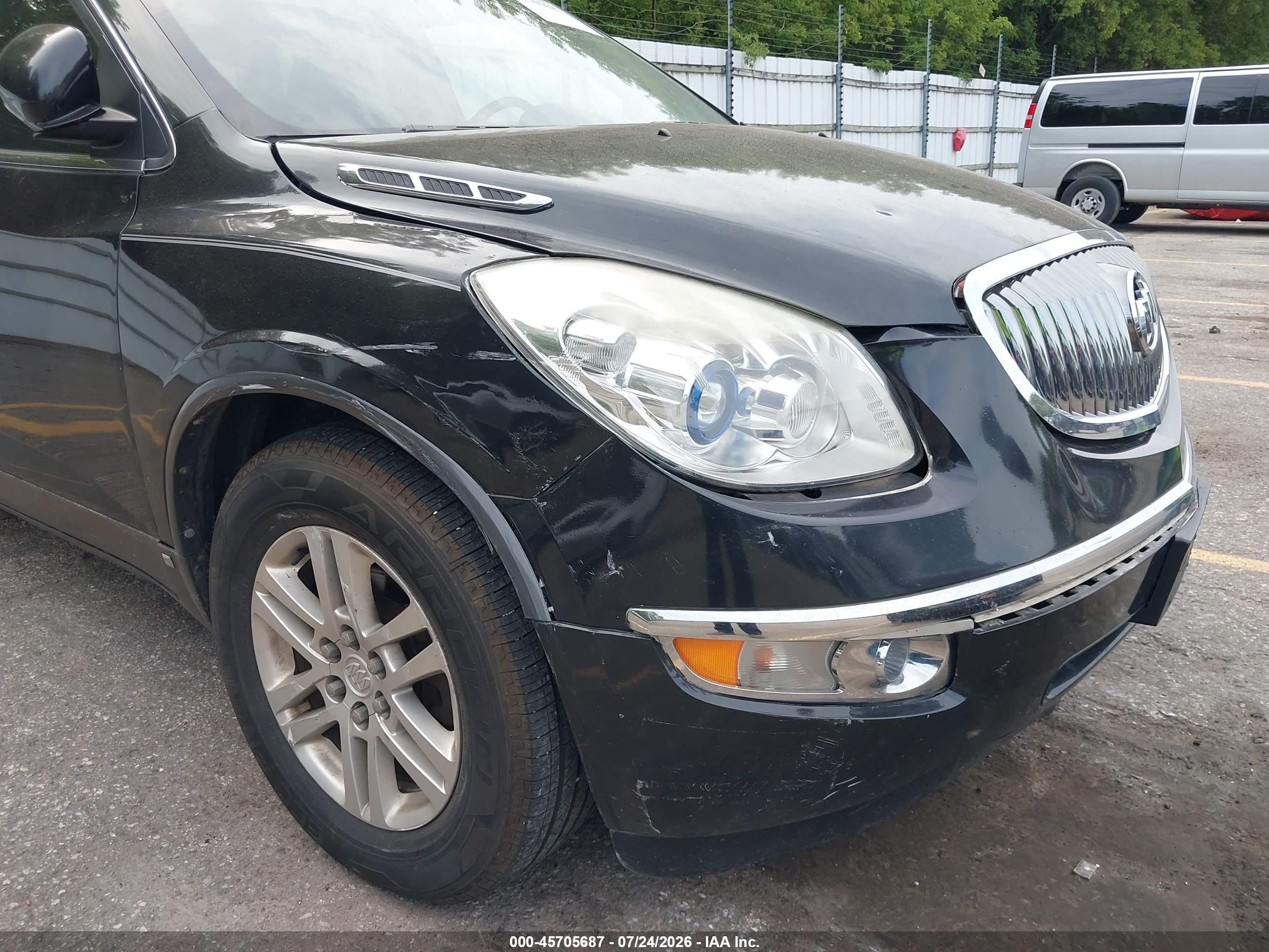 2009 Buick Enclave Cx Черный vin: 5GAER13D69J144032