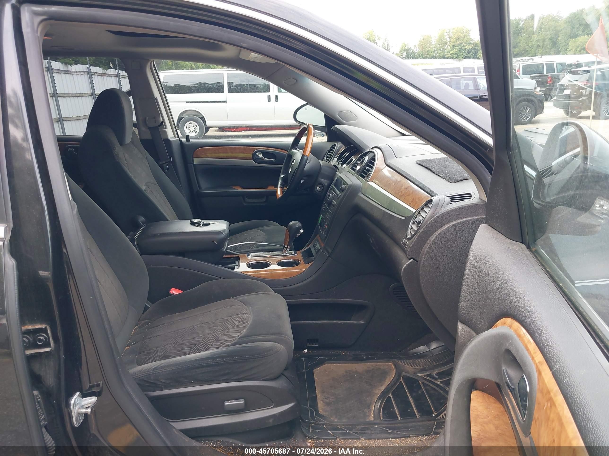 2009 Buick Enclave Cx Черный vin: 5GAER13D69J144032