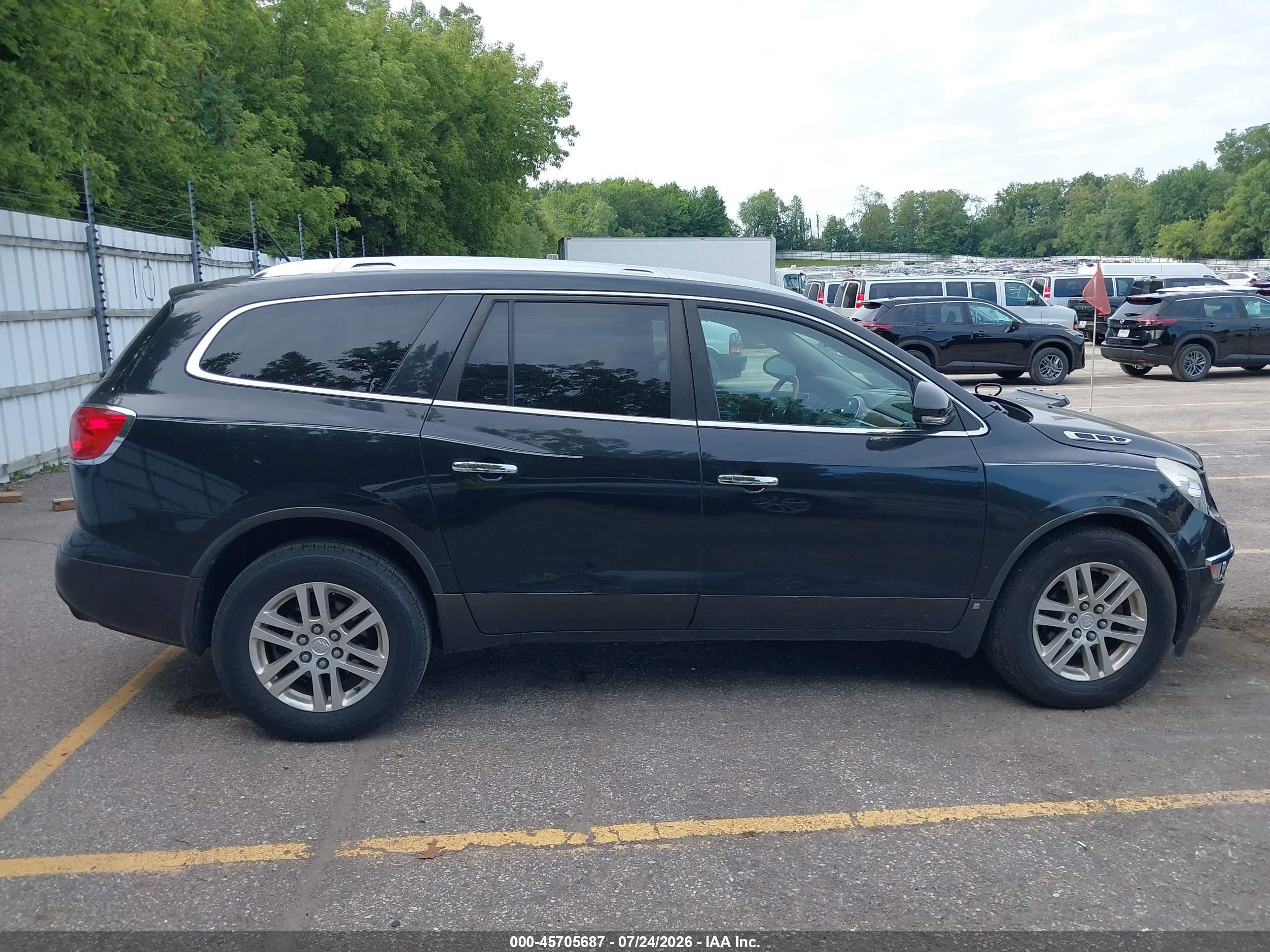 2009 Buick Enclave Cx Черный vin: 5GAER13D69J144032