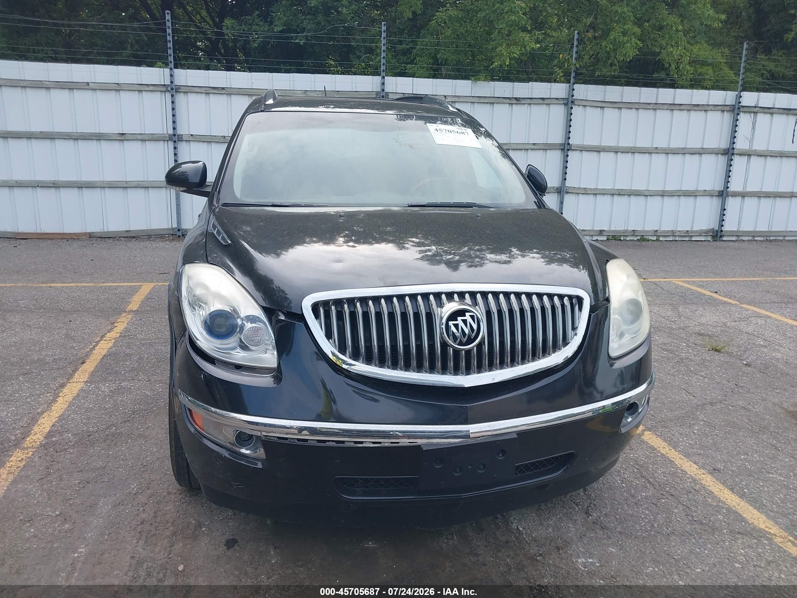 2009 Buick Enclave Cx Черный vin: 5GAER13D69J144032