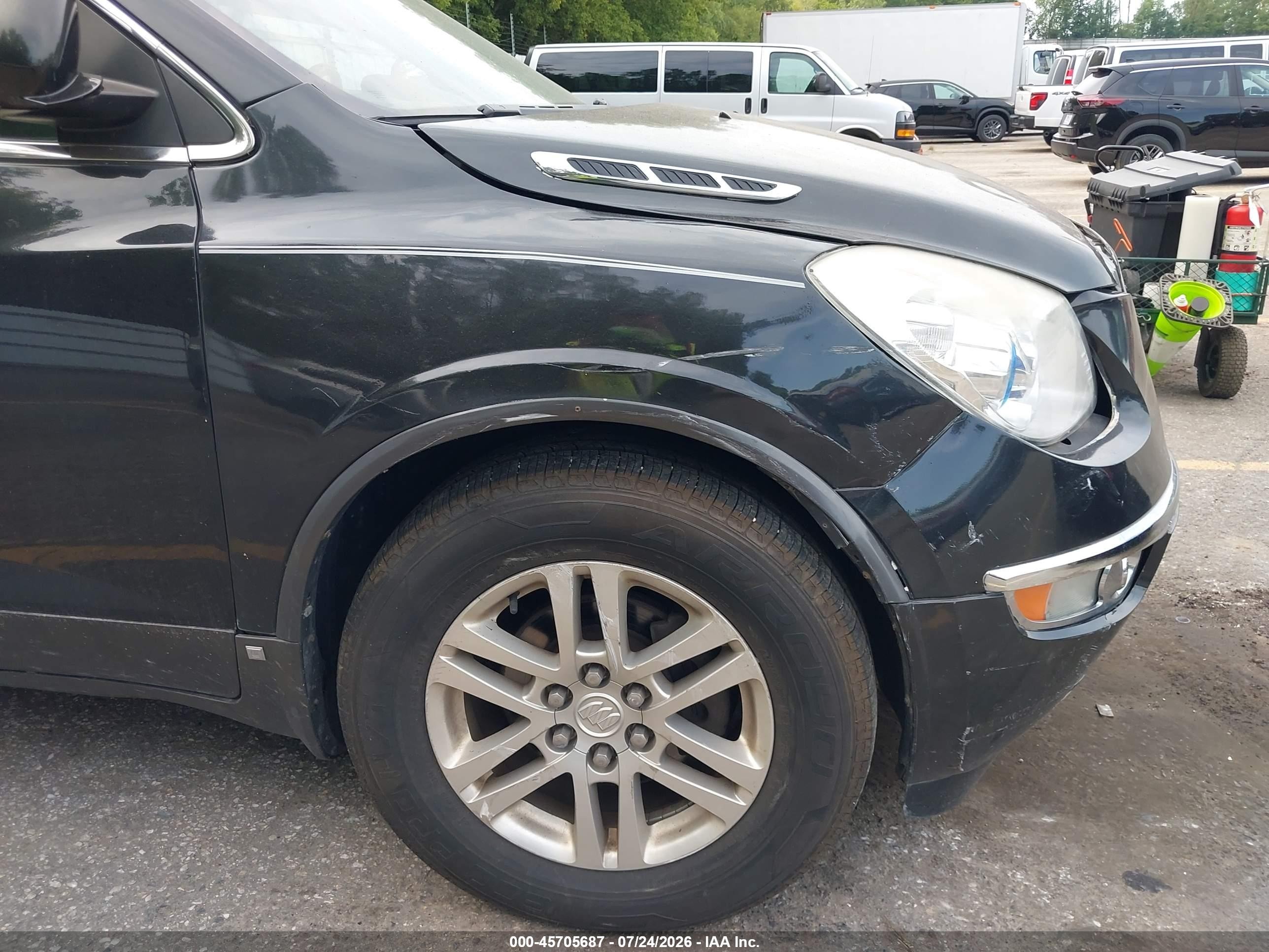 2009 Buick Enclave Cx Черный vin: 5GAER13D69J144032
