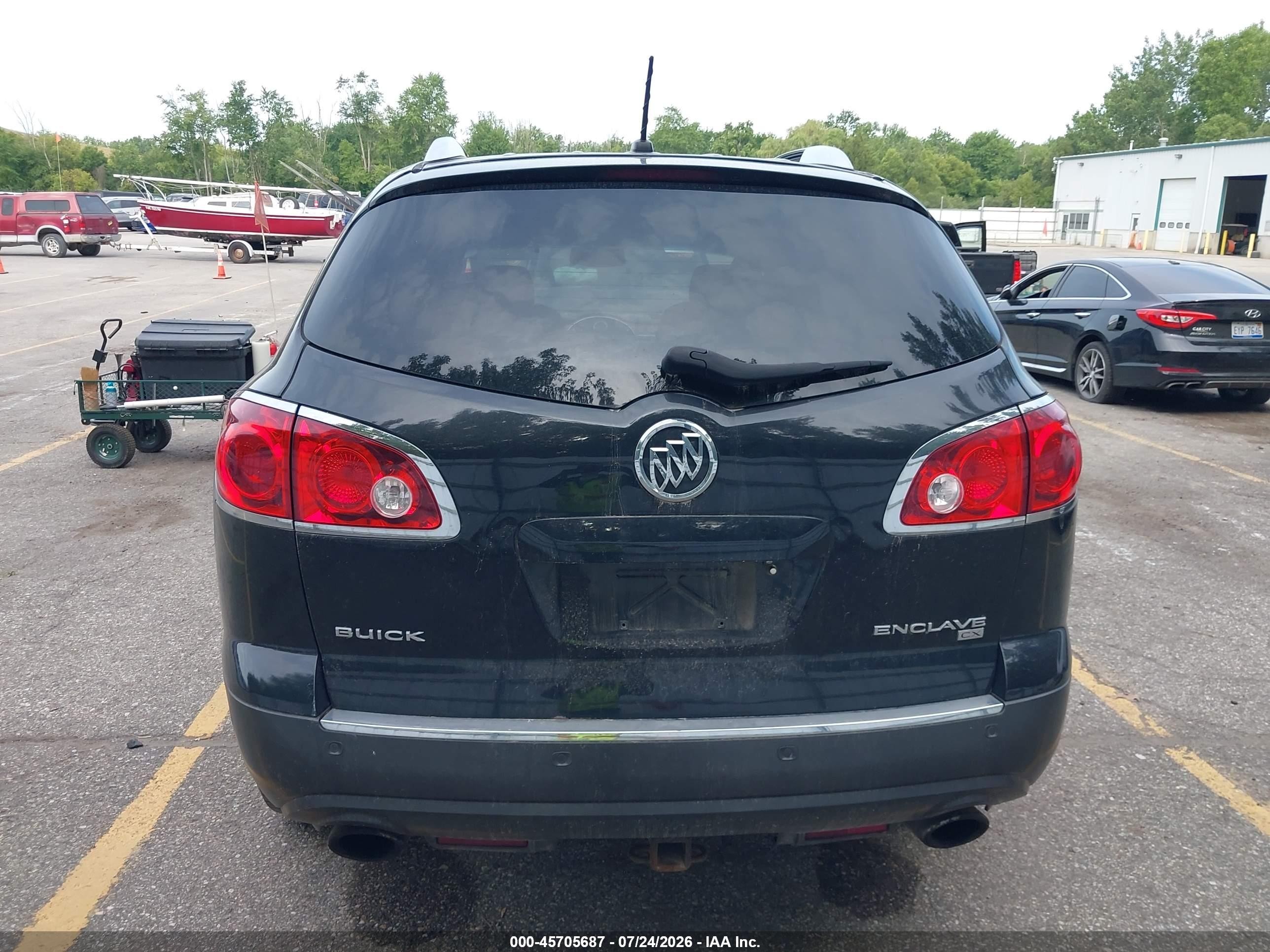 2009 Buick Enclave Cx Черный vin: 5GAER13D69J144032