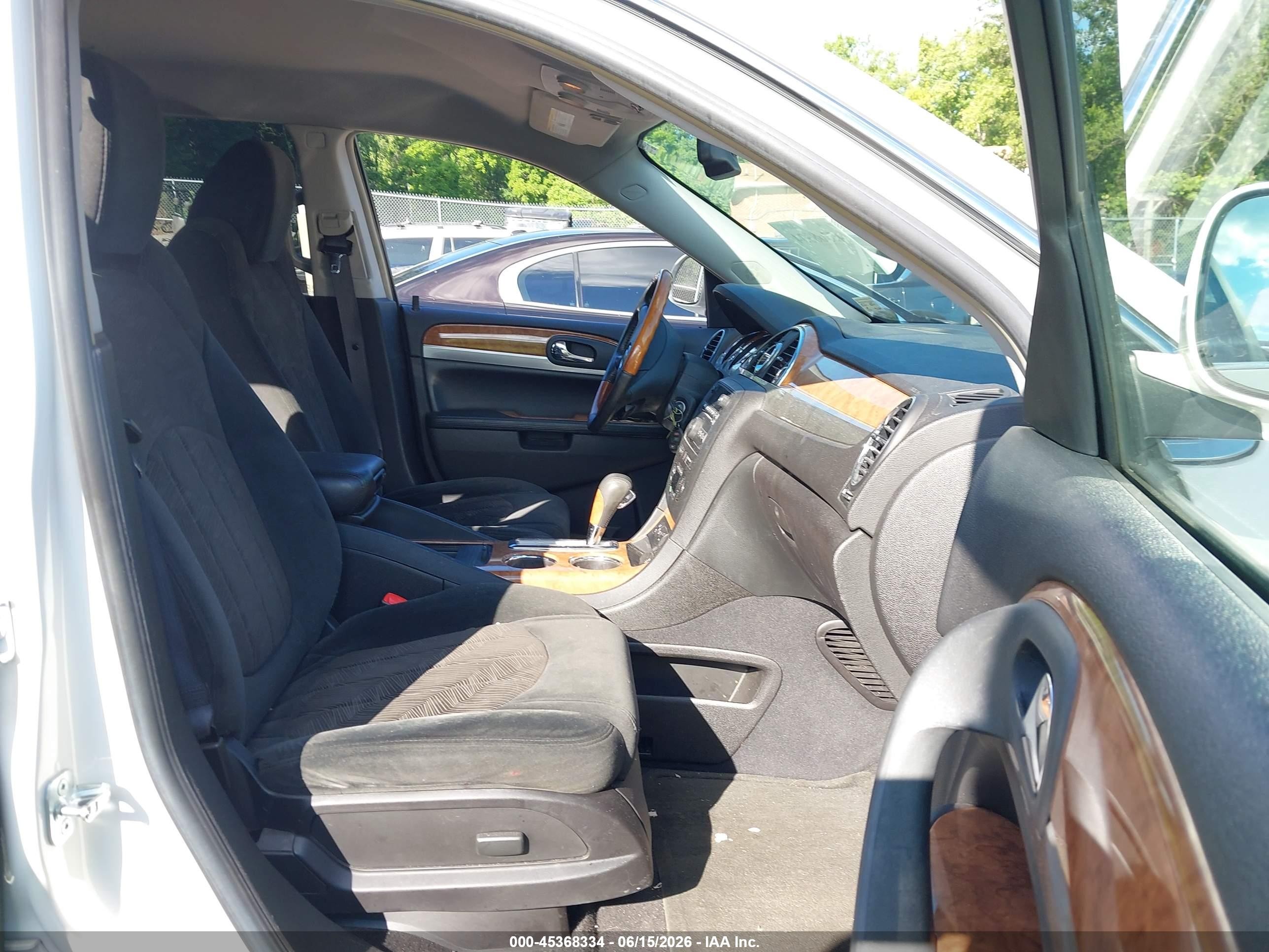 2009 Buick Enclave Cx White vin: 5GAER13D69J176270
