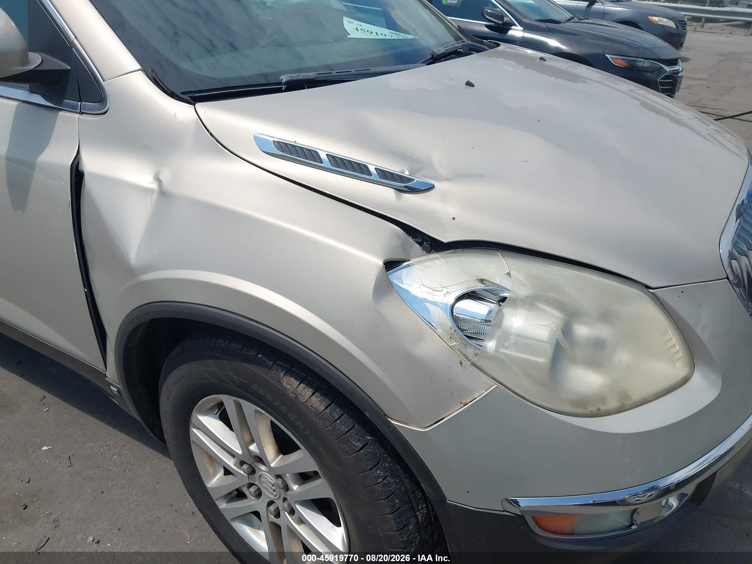 2009 Buick Enclave Cx Beige vin: 5GAER13D79J170610