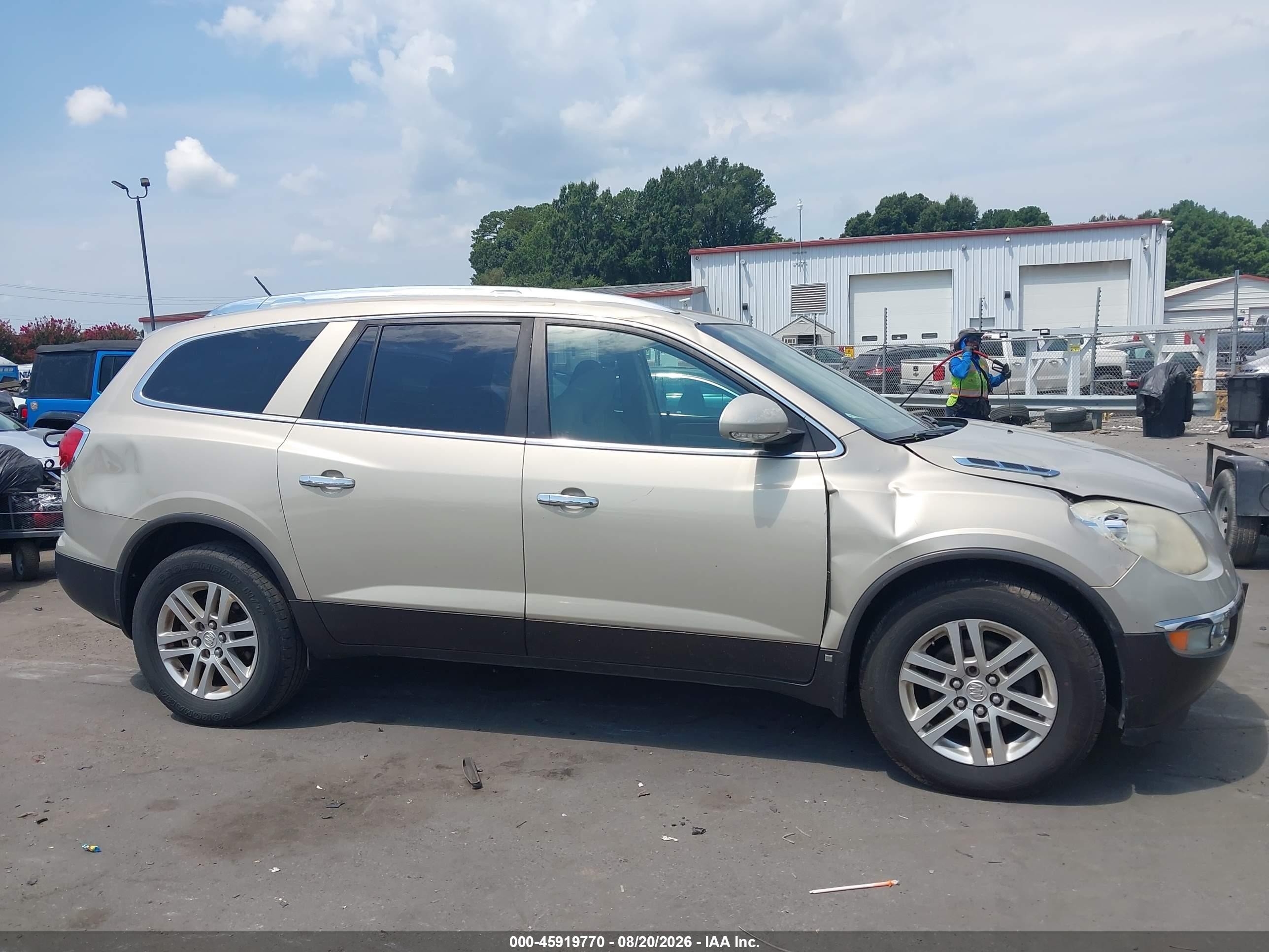 2009 Buick Enclave Cx Beige vin: 5GAER13D79J170610