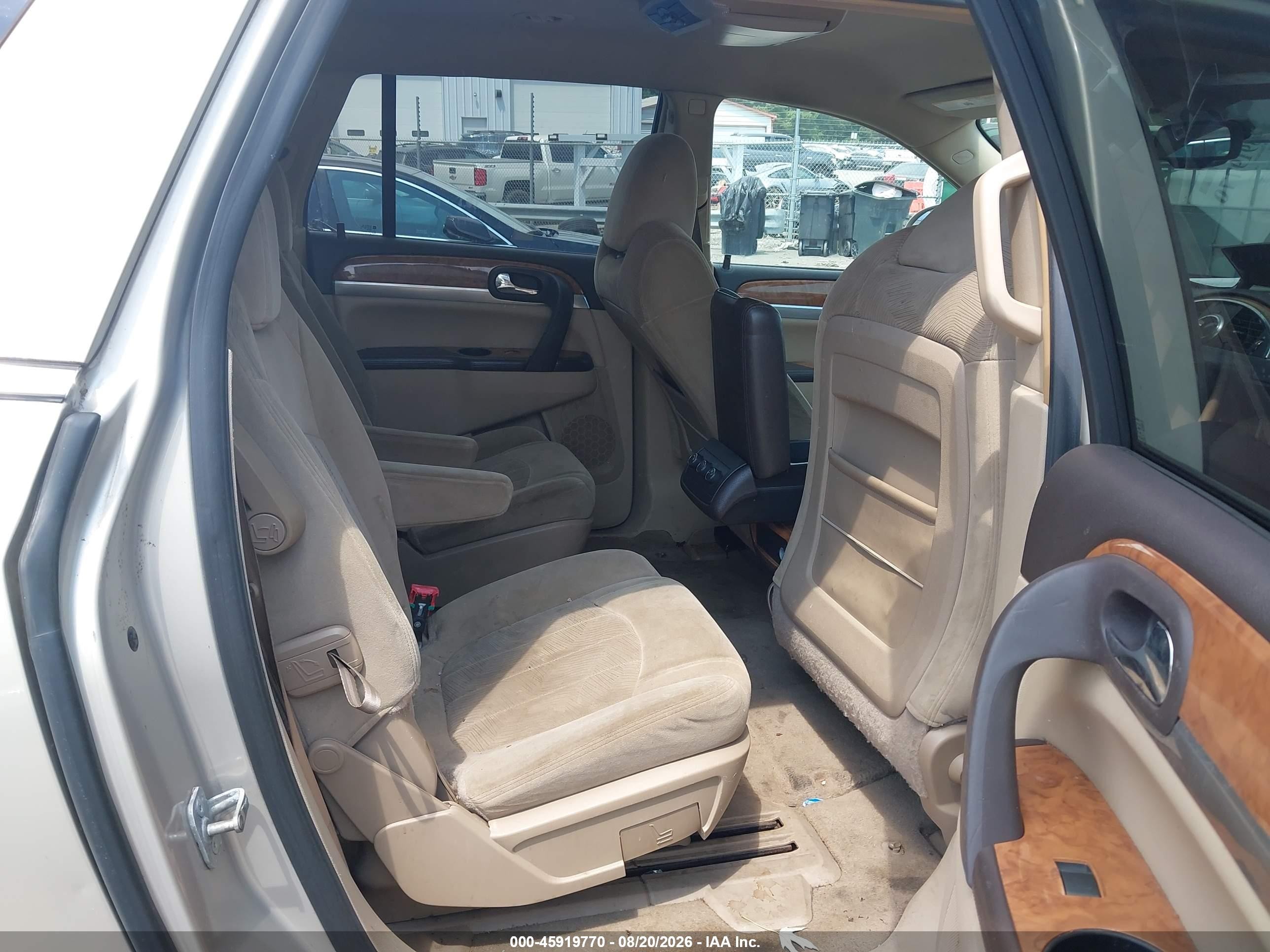 2009 Buick Enclave Cx Beige vin: 5GAER13D79J170610