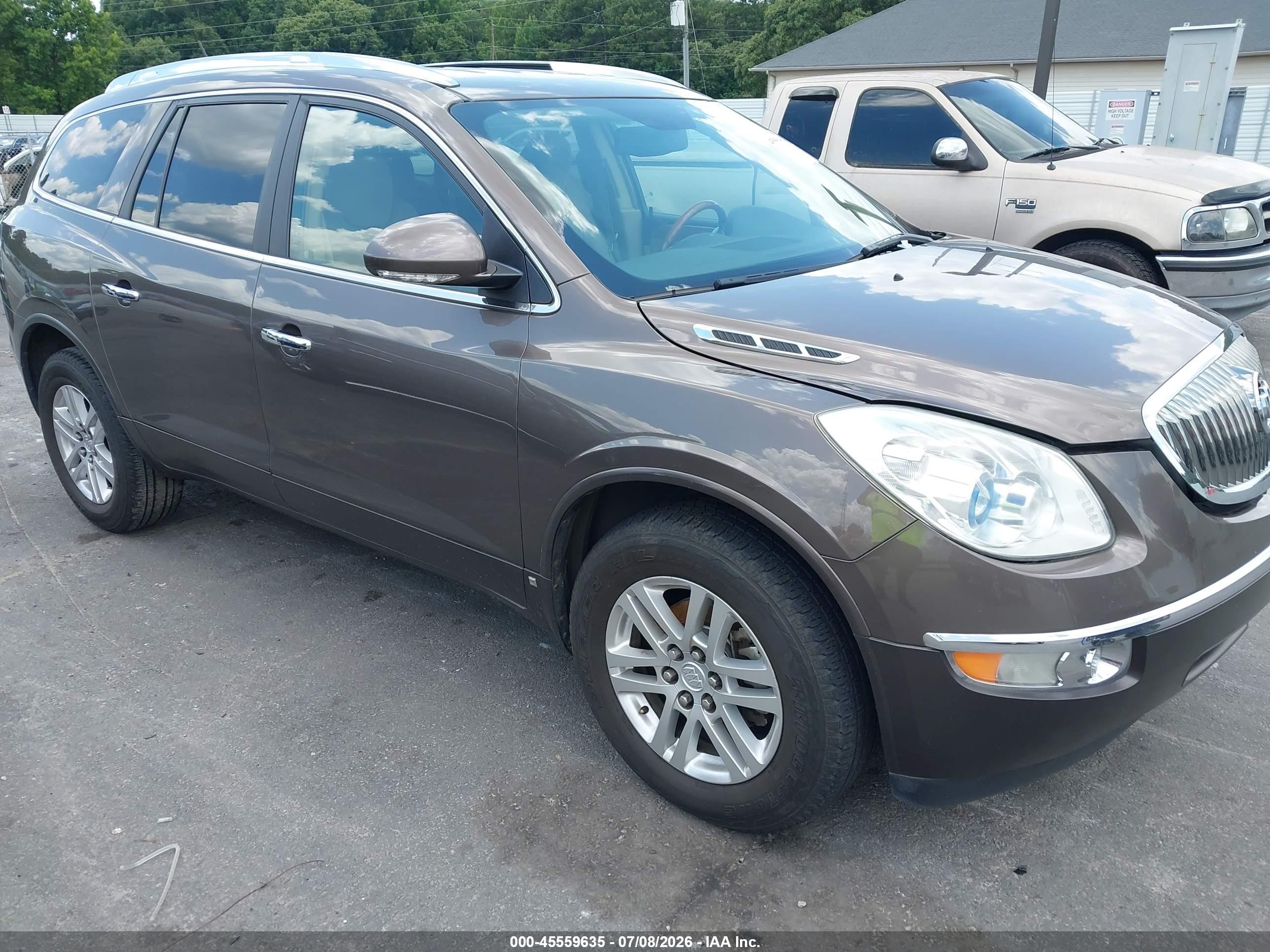 2009 Buick Enclave Cx Brown vin: 5GAER13D89J186671
