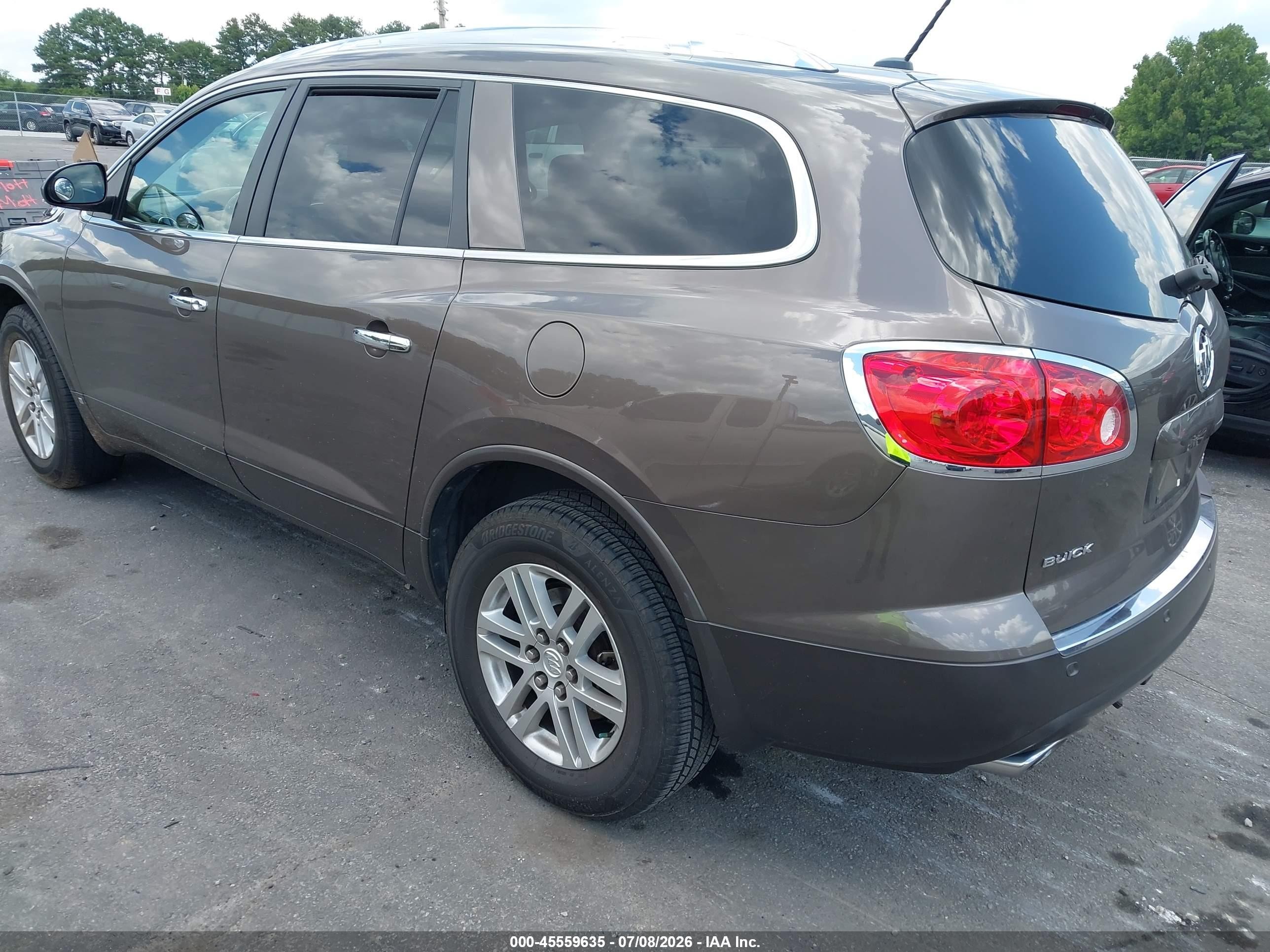 2009 Buick Enclave Cx Brown vin: 5GAER13D89J186671