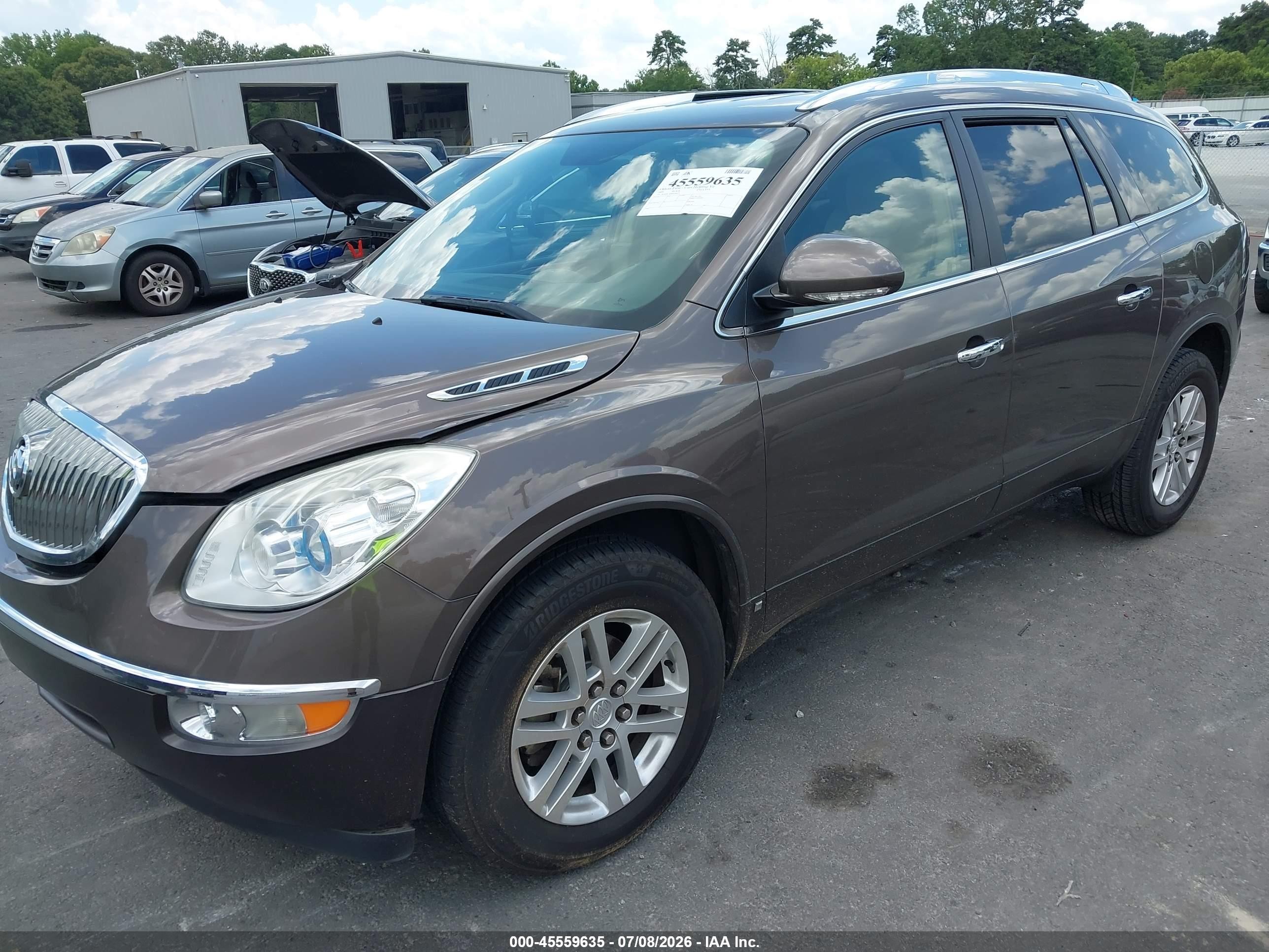 2009 Buick Enclave Cx Brown vin: 5GAER13D89J186671