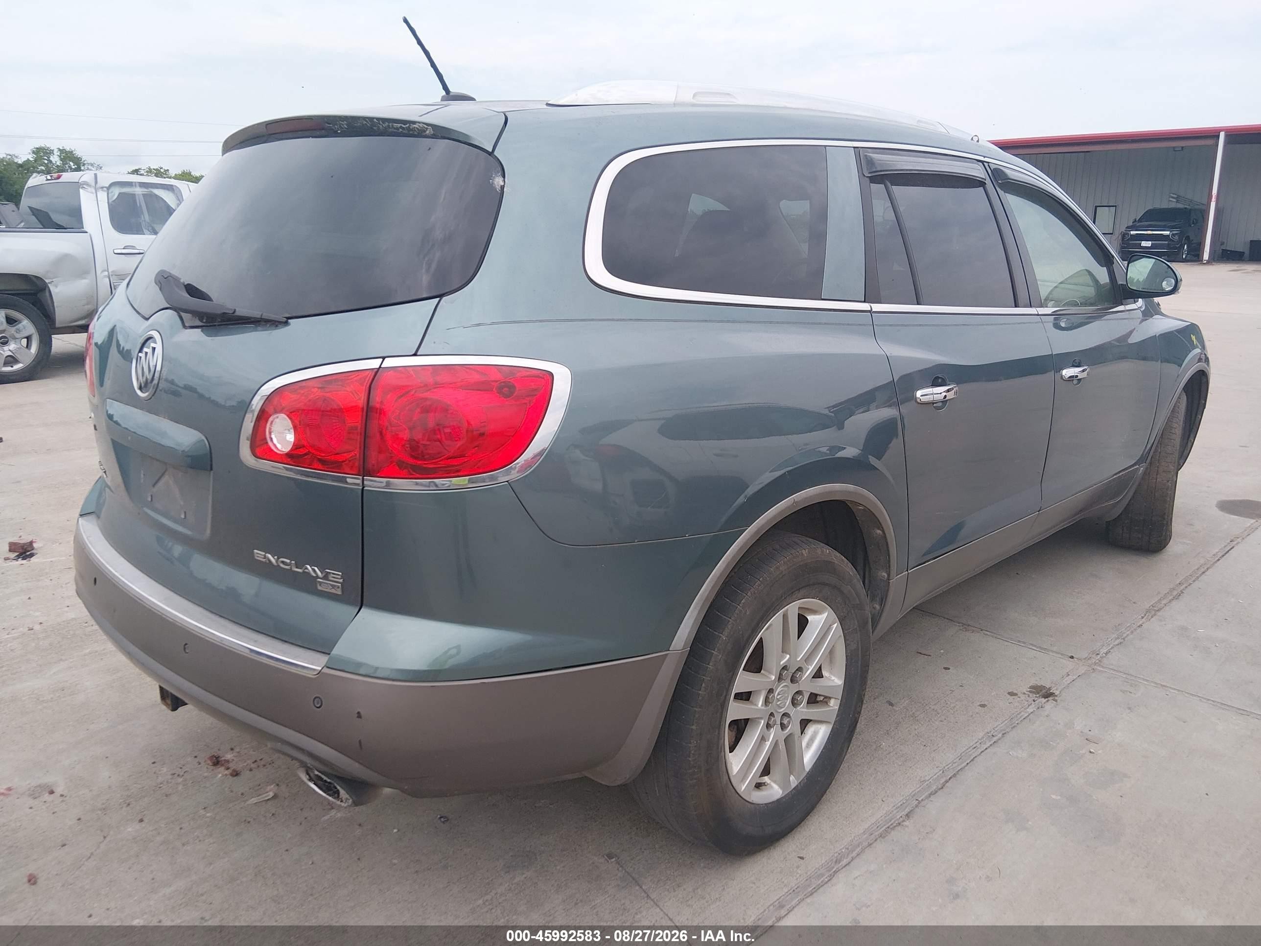 2009 Buick Enclave Cx Teal vin: 5GAER13D99J191605