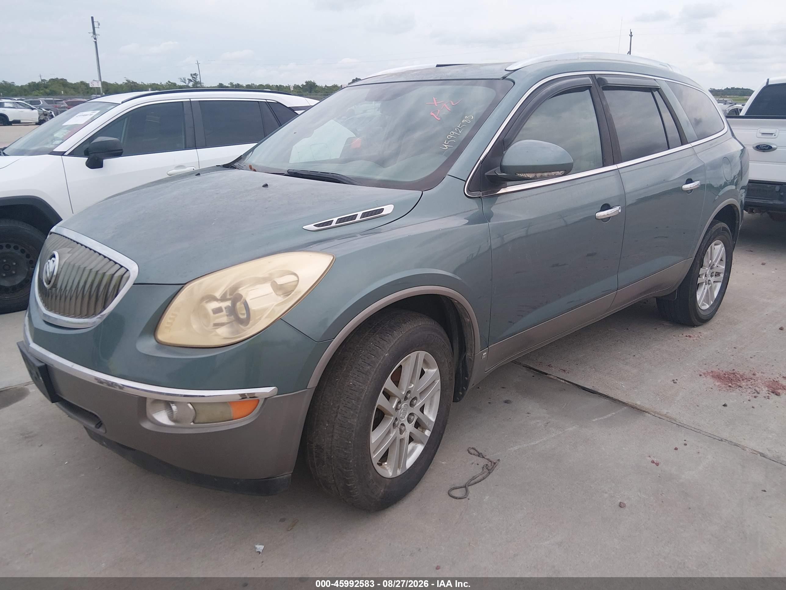 2009 Buick Enclave Cx Teal vin: 5GAER13D99J191605