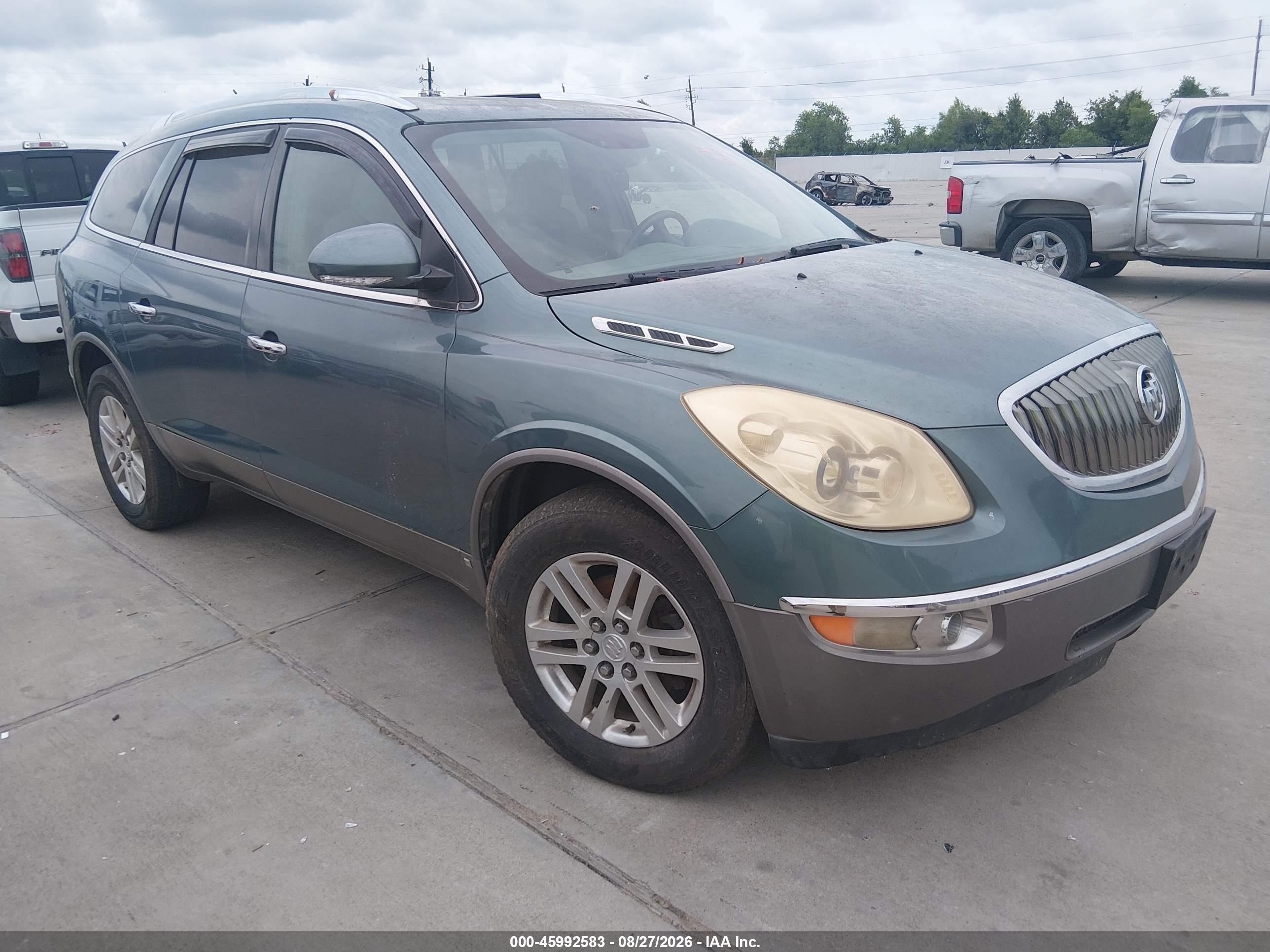 2009 Buick Enclave Cx Teal vin: 5GAER13D99J191605