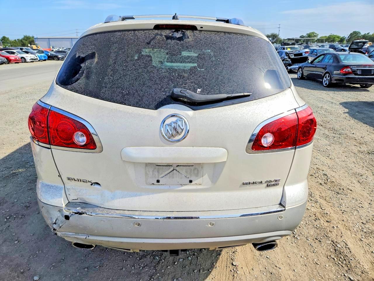 2008 Buick Enclave Cxl White vin: 5GAER23708J184623