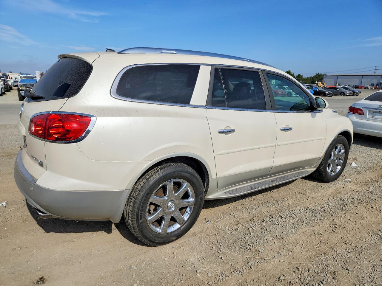 2008 Buick Enclave Cxl White vin: 5GAER23708J184623