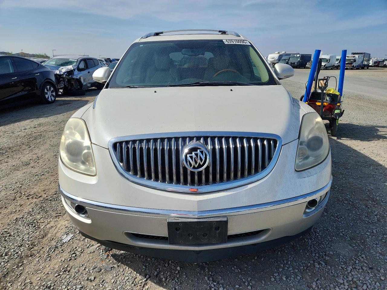 2008 Buick Enclave Cxl White vin: 5GAER23708J184623