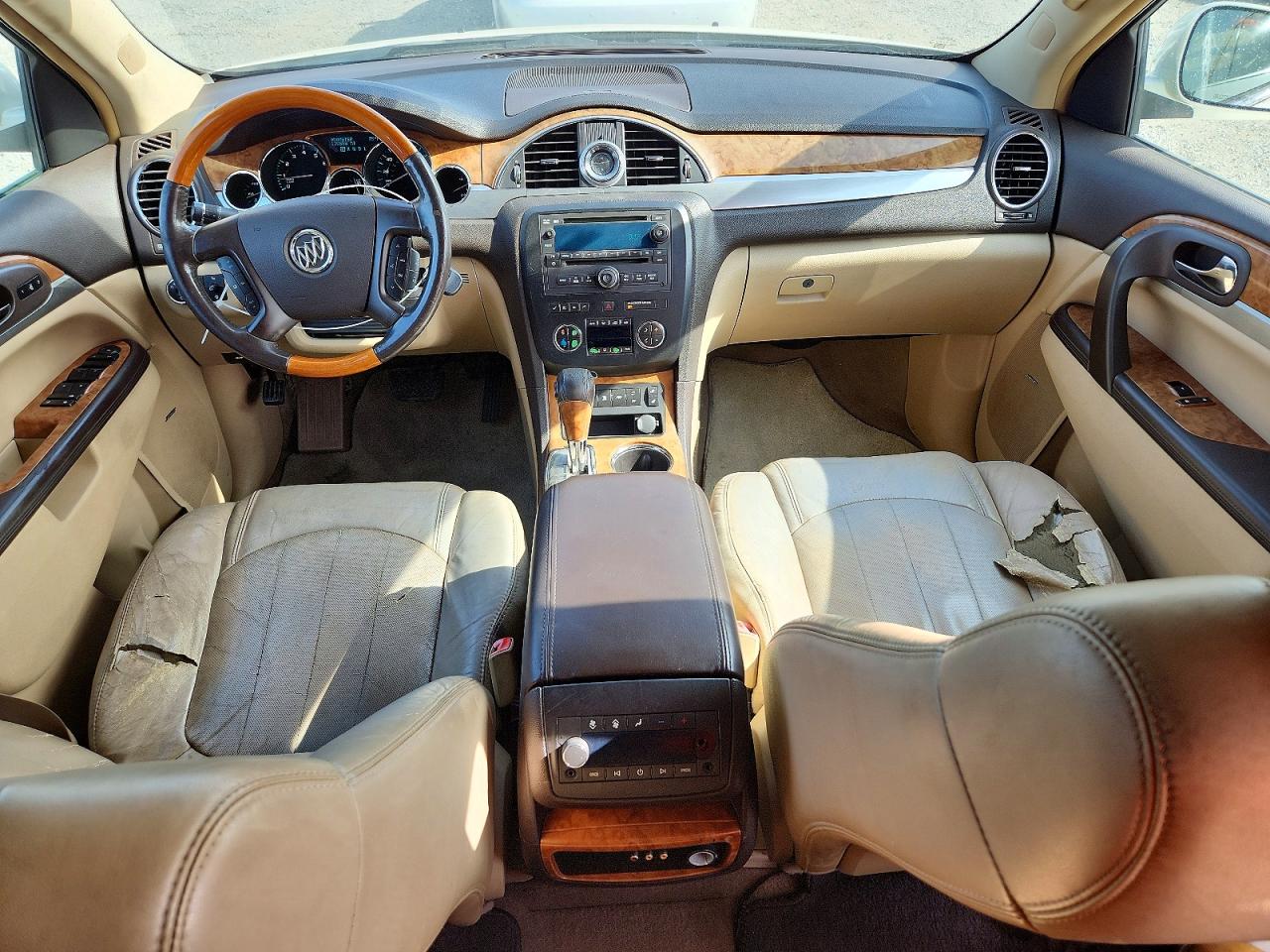 2008 Buick Enclave Cxl White vin: 5GAER23708J184623