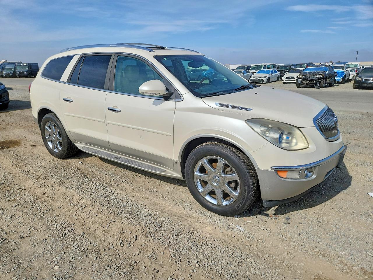 2008 Buick Enclave Cxl White vin: 5GAER23708J184623