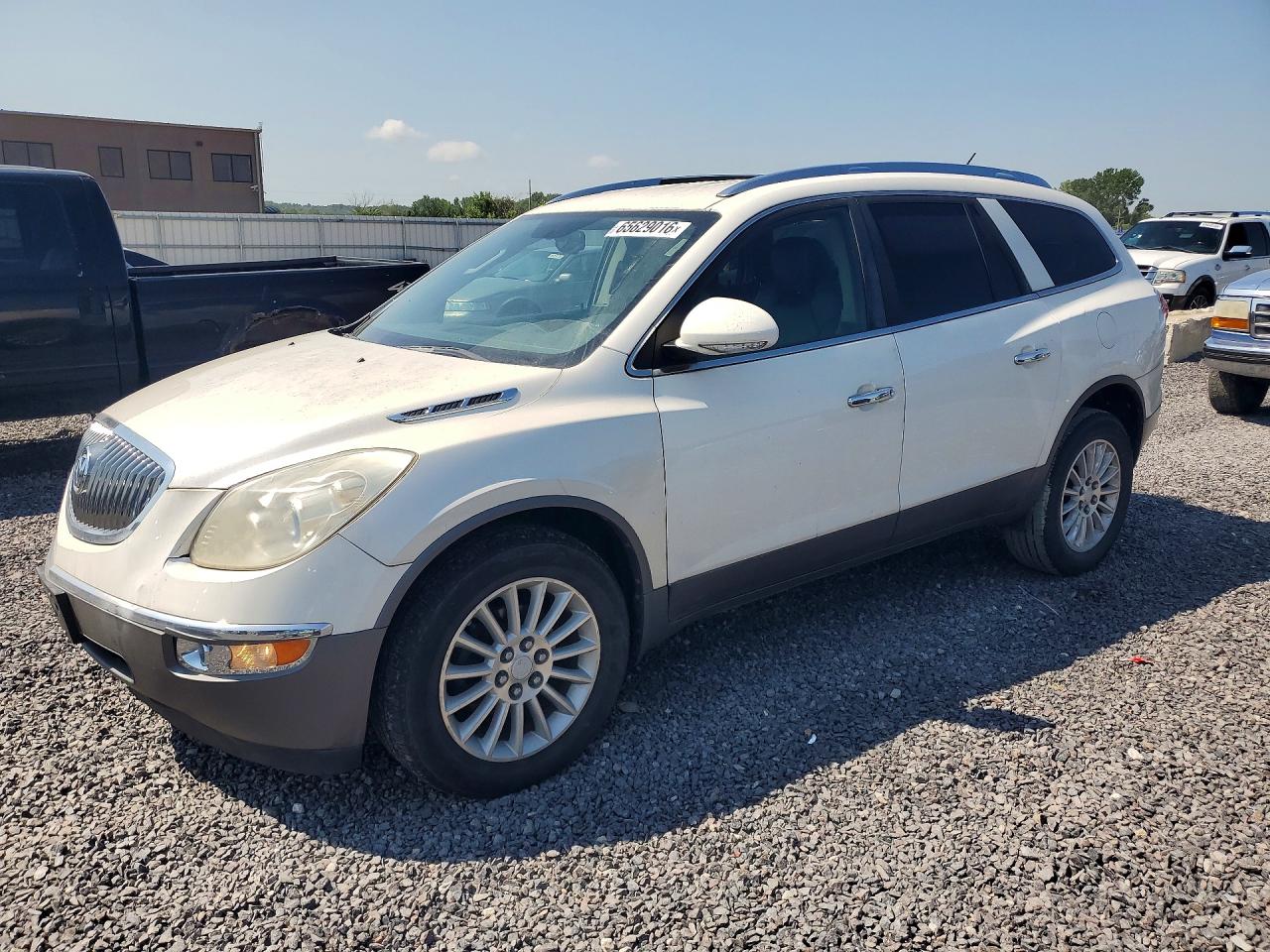 2008 Buick Enclave Cxl White vin: 5GAER23708J230239